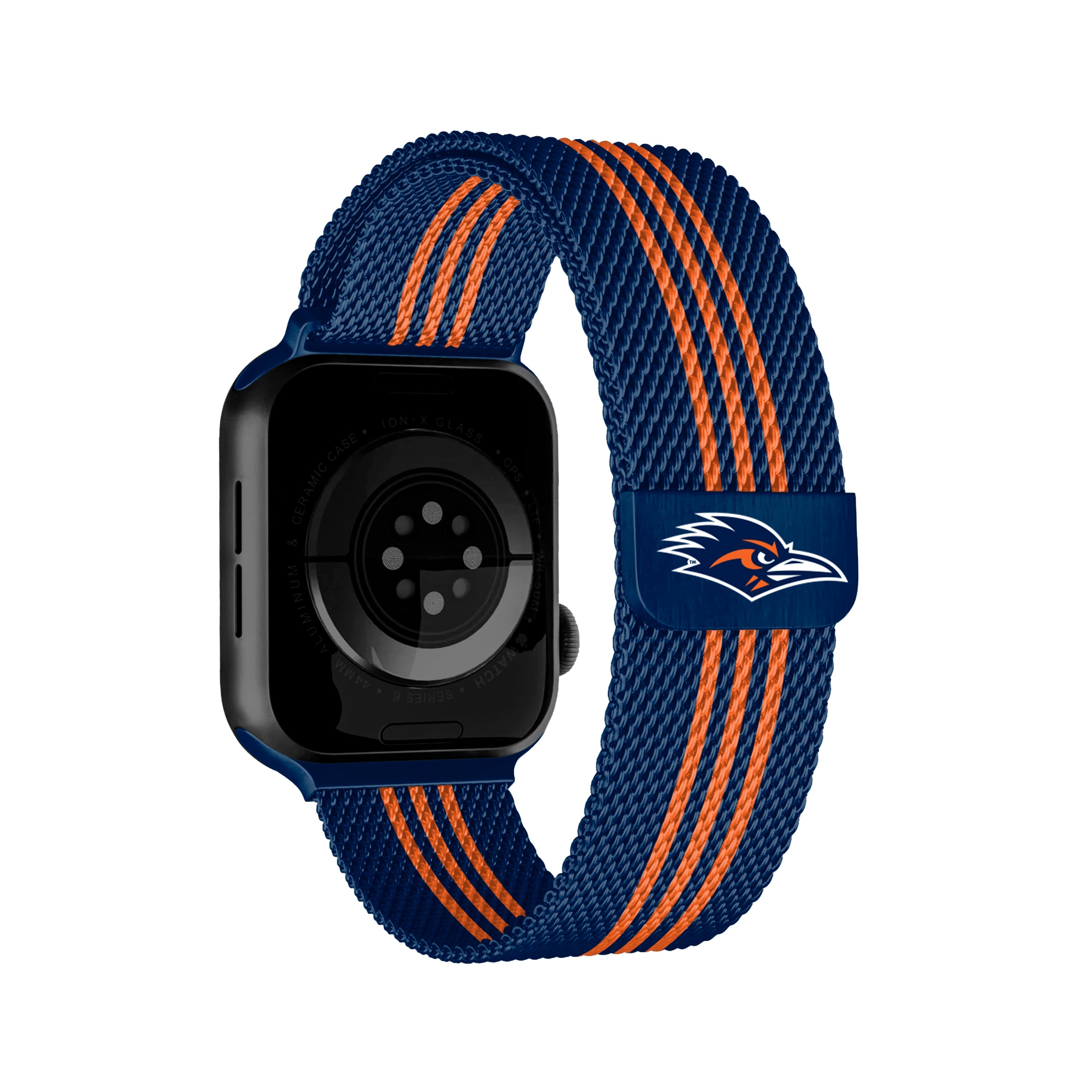 Utsa Roadrunners NCAA Striped Metallic Watch Band (38mm)