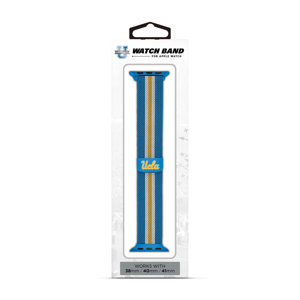 UCLA Bruins NCAA Striped Metallic Watch Band (38mm)