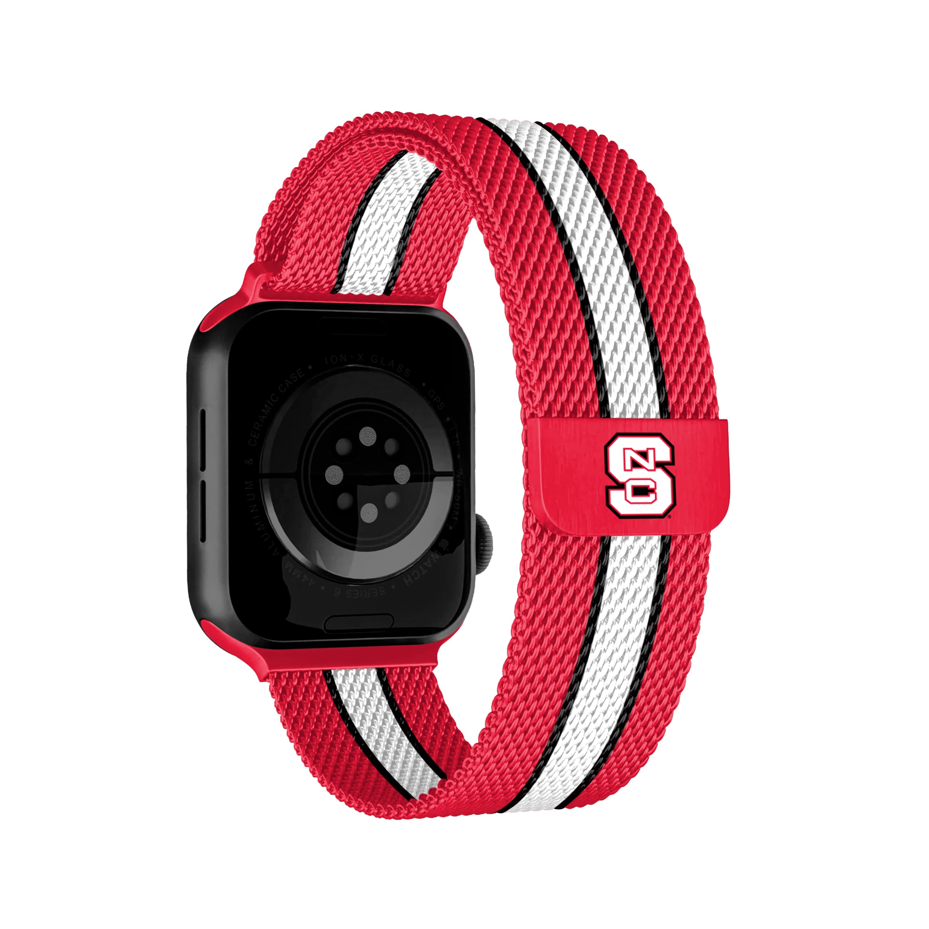 NCAA Striped Metallic Watch Band (42mm)
