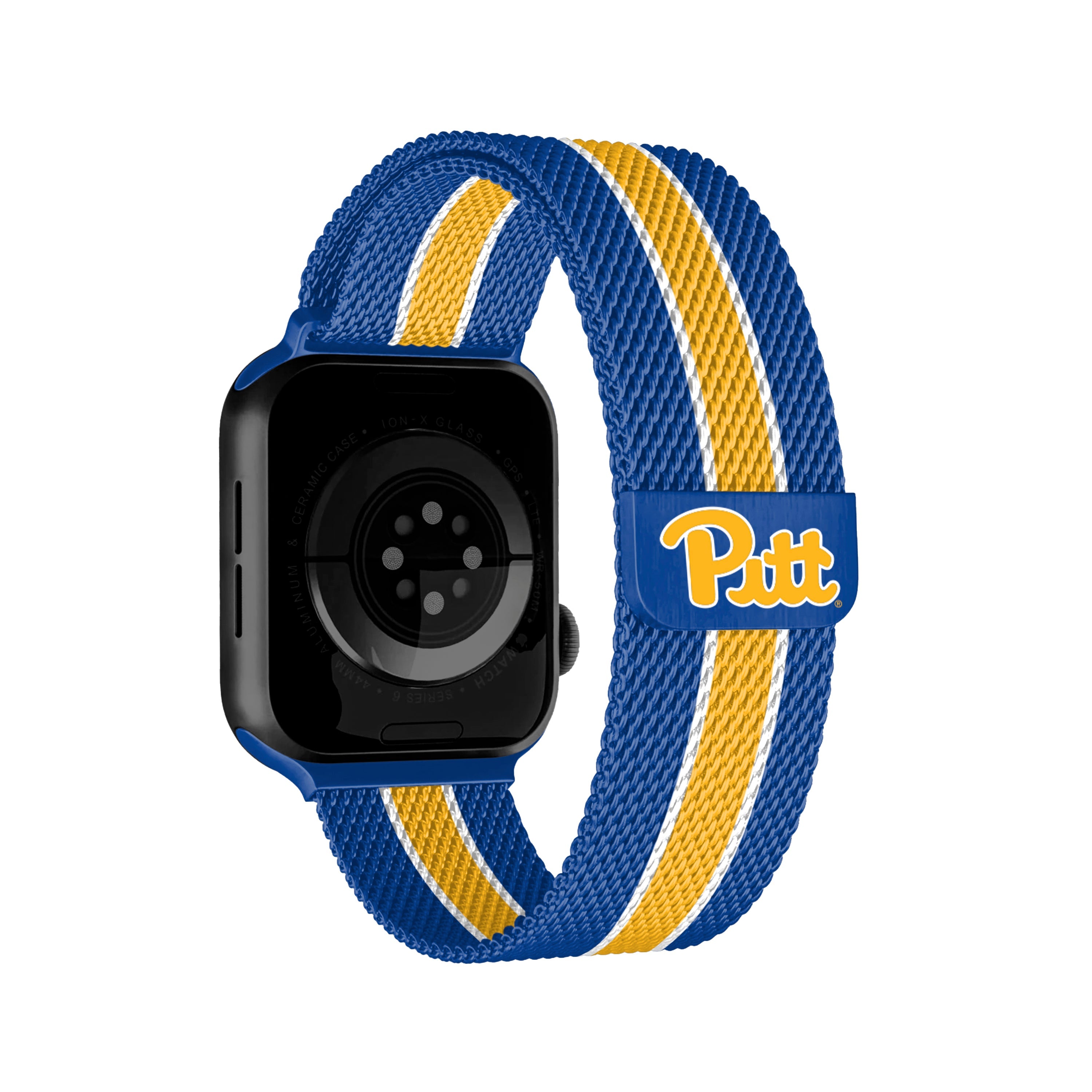 NCAA Striped Metallic Watch Band (42mm)