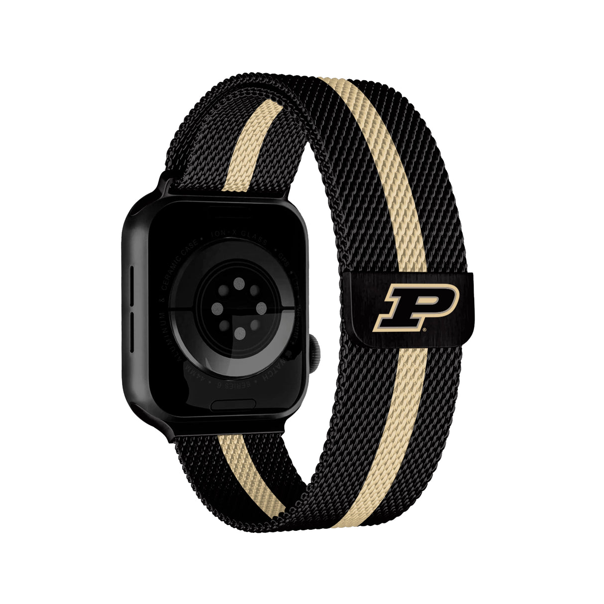 NCAA Striped Metallic Watch Band (42mm)