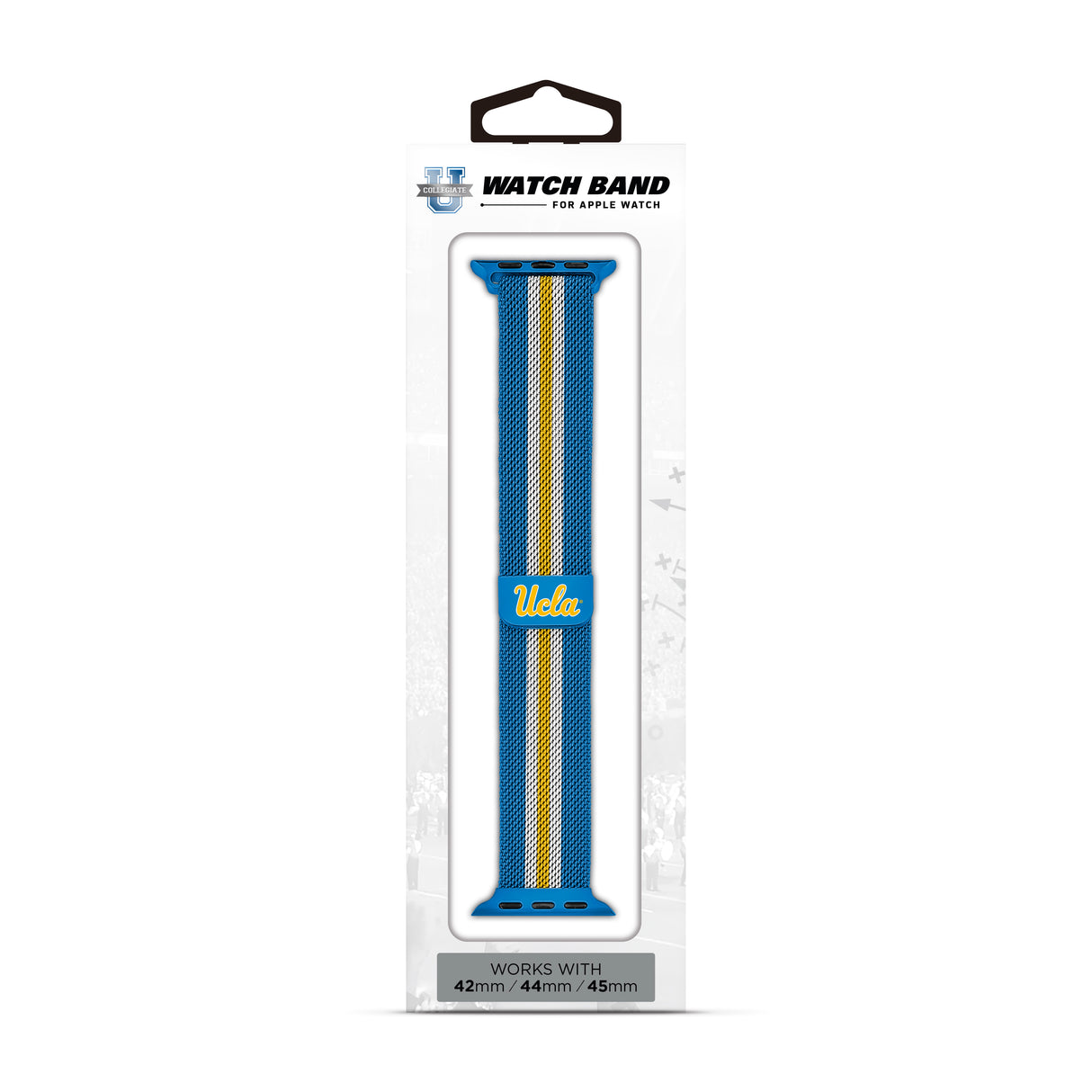 UCLA Bruins NCAA Striped Metallic Watch Band (42mm)