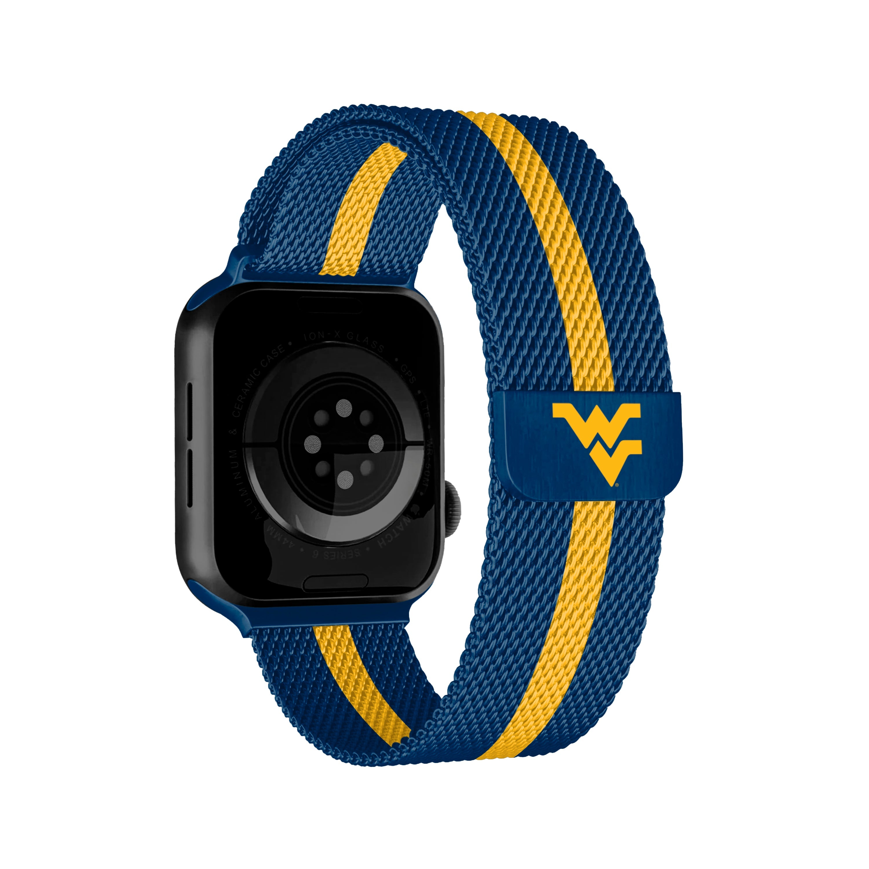 NCAA Striped Metallic Watch Band (42mm)