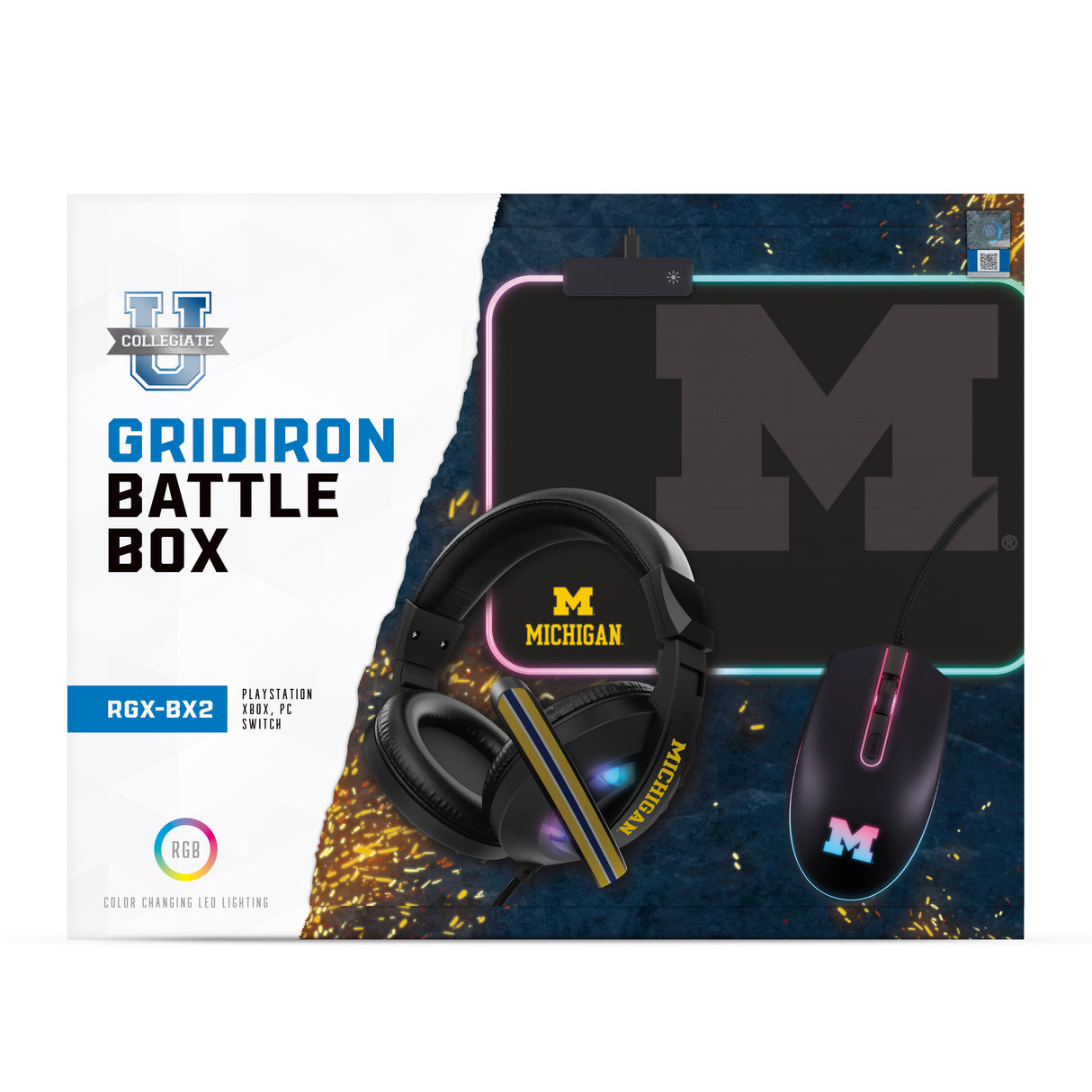Michigan Wolverines NCAA Gridiron Battle Box *Limited Edition*