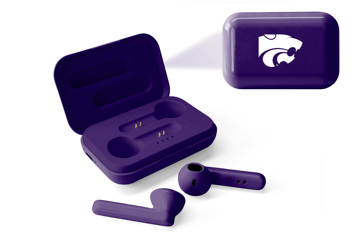 Kansas State Wildcats NCAA True Wireless Earbuds