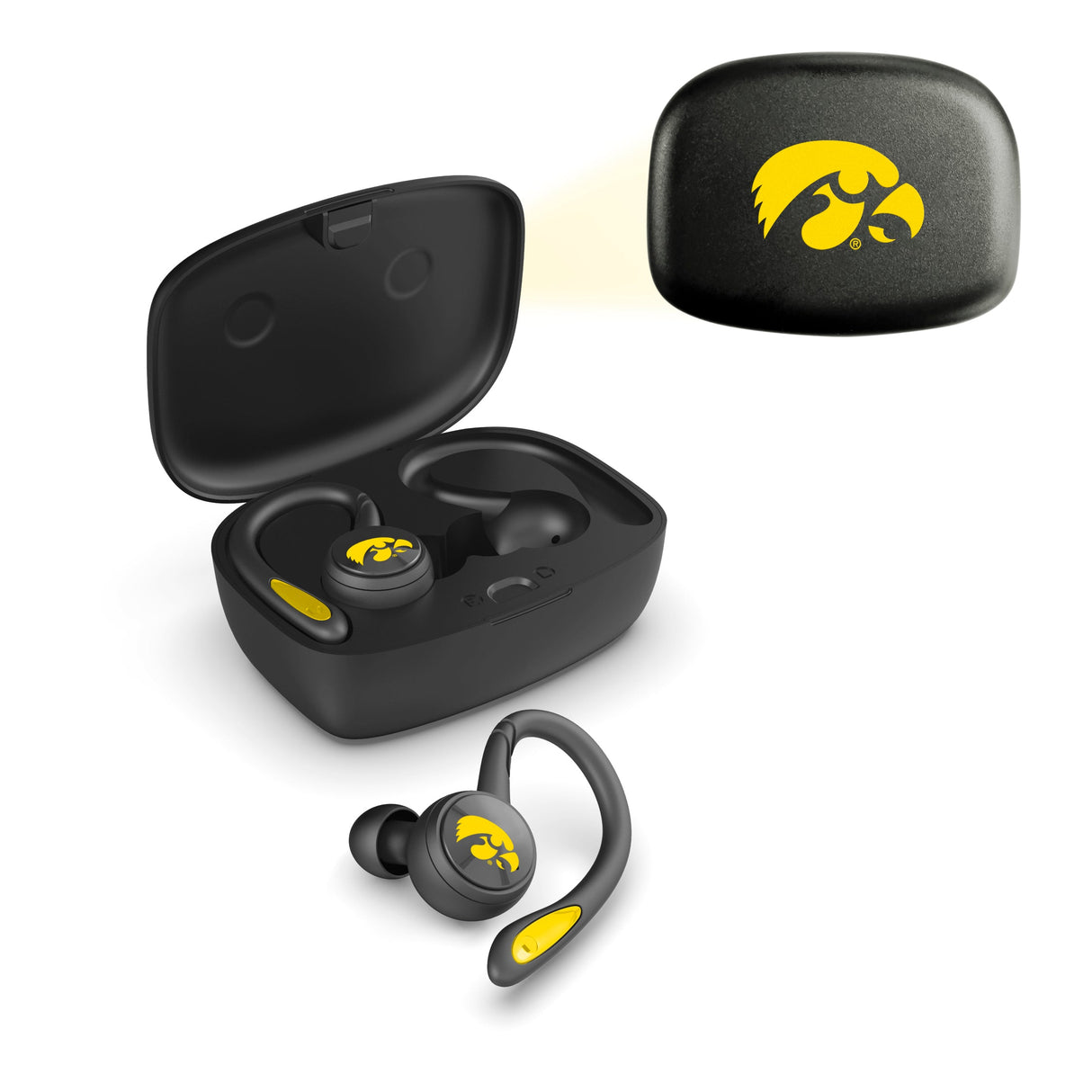 Iowa Hawkeyes NCAA Sport True Wireless Earbuds