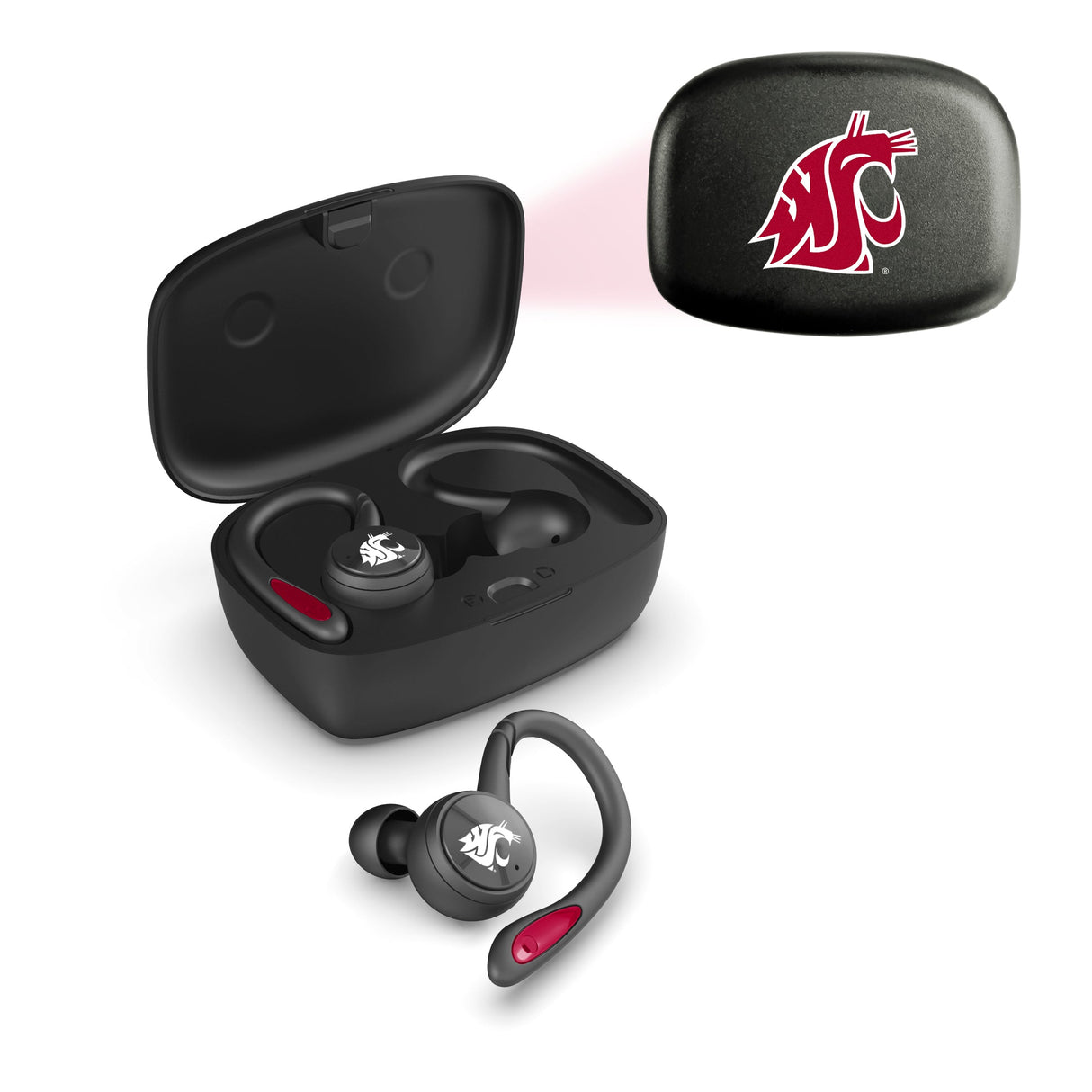 Washington State Cougars NCAA Sport True Wireless Earbuds