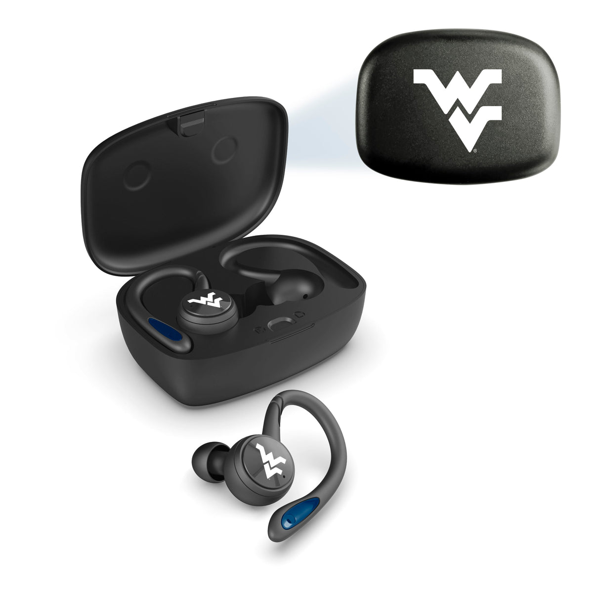 West Virginia Mountaineers NCAA Sport True Wireless Earbuds