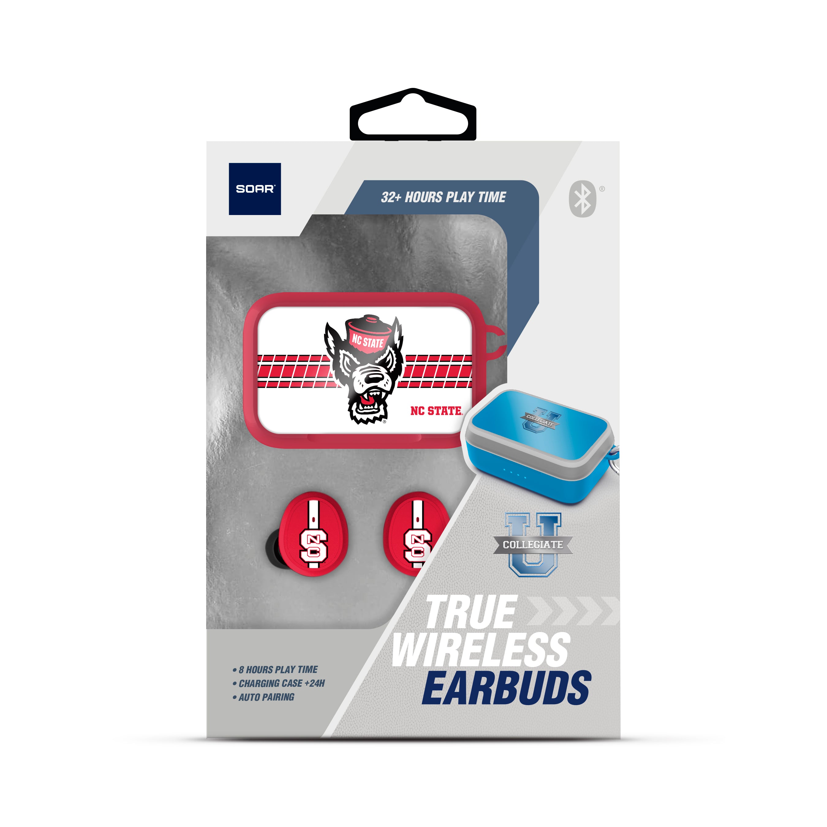NC State Wolfpack NCAA Wireless Sports Earbuds
