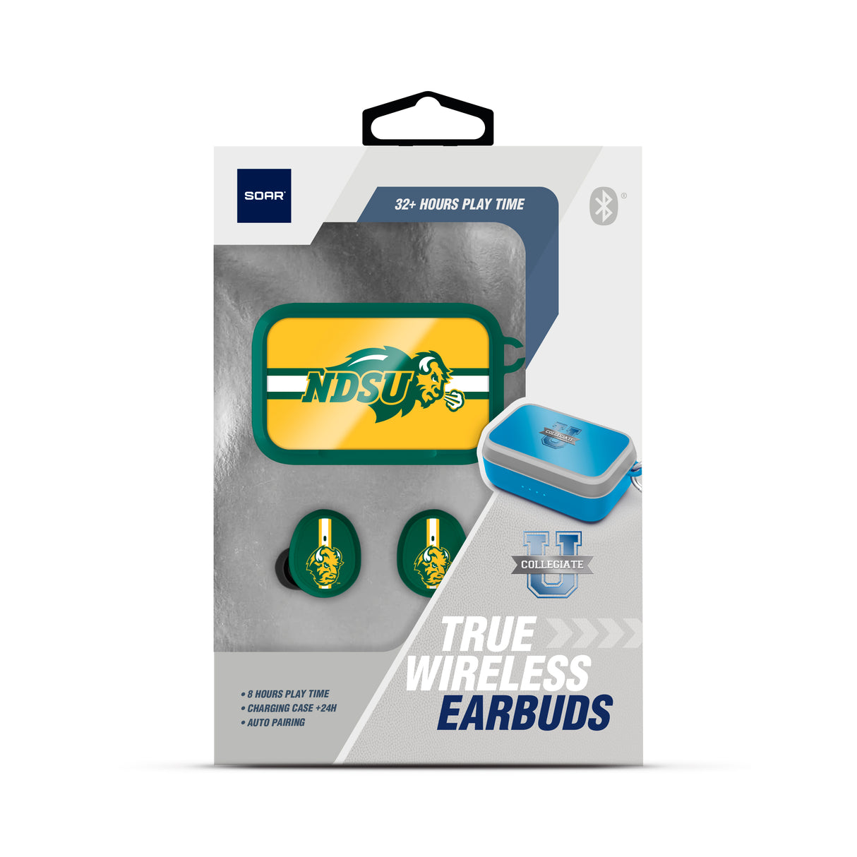 North Dakota State Bison NCAA Wireless Sports Earbuds