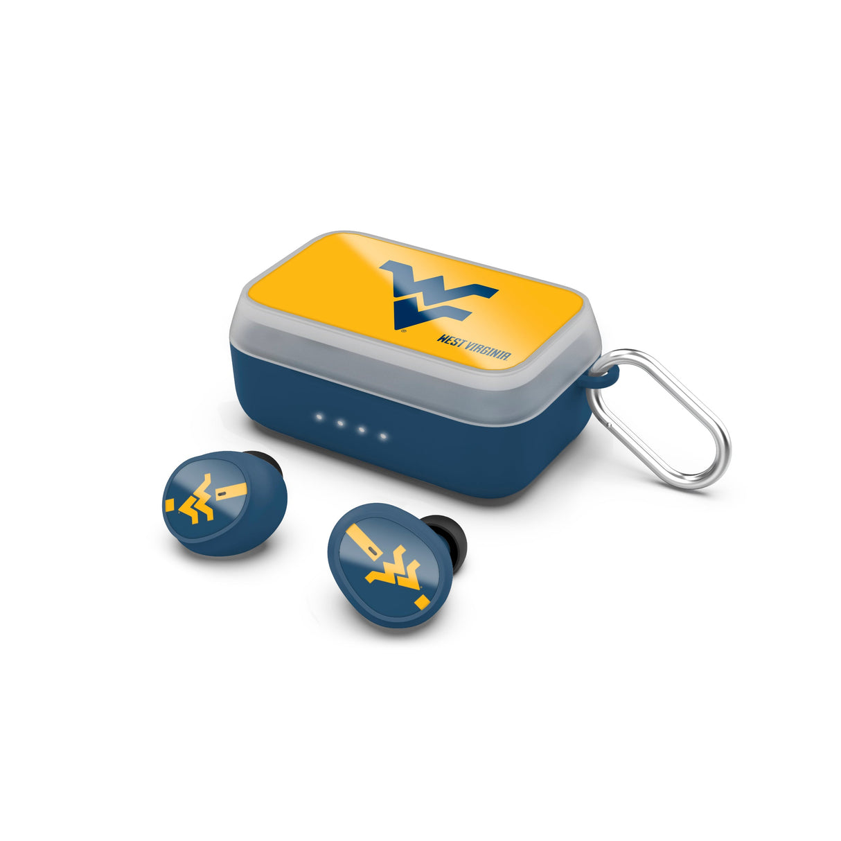 West Virginia Mountaineers NCAA Wireless Sports Earbuds