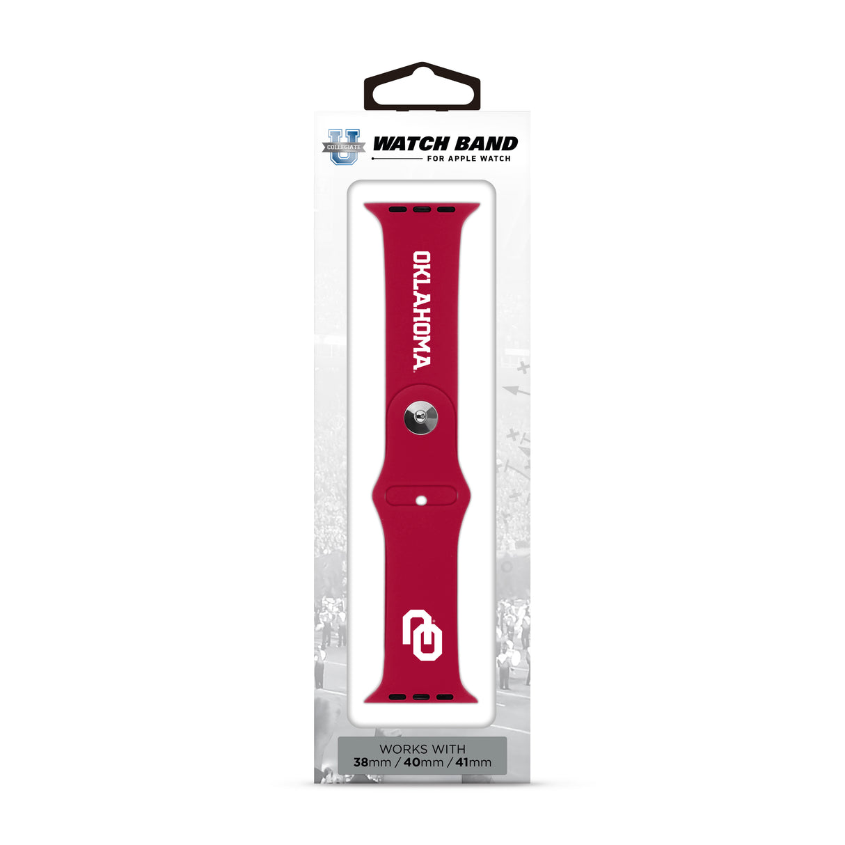 Oklahoma Sooners NCAA Apple Watch Band - 38mm