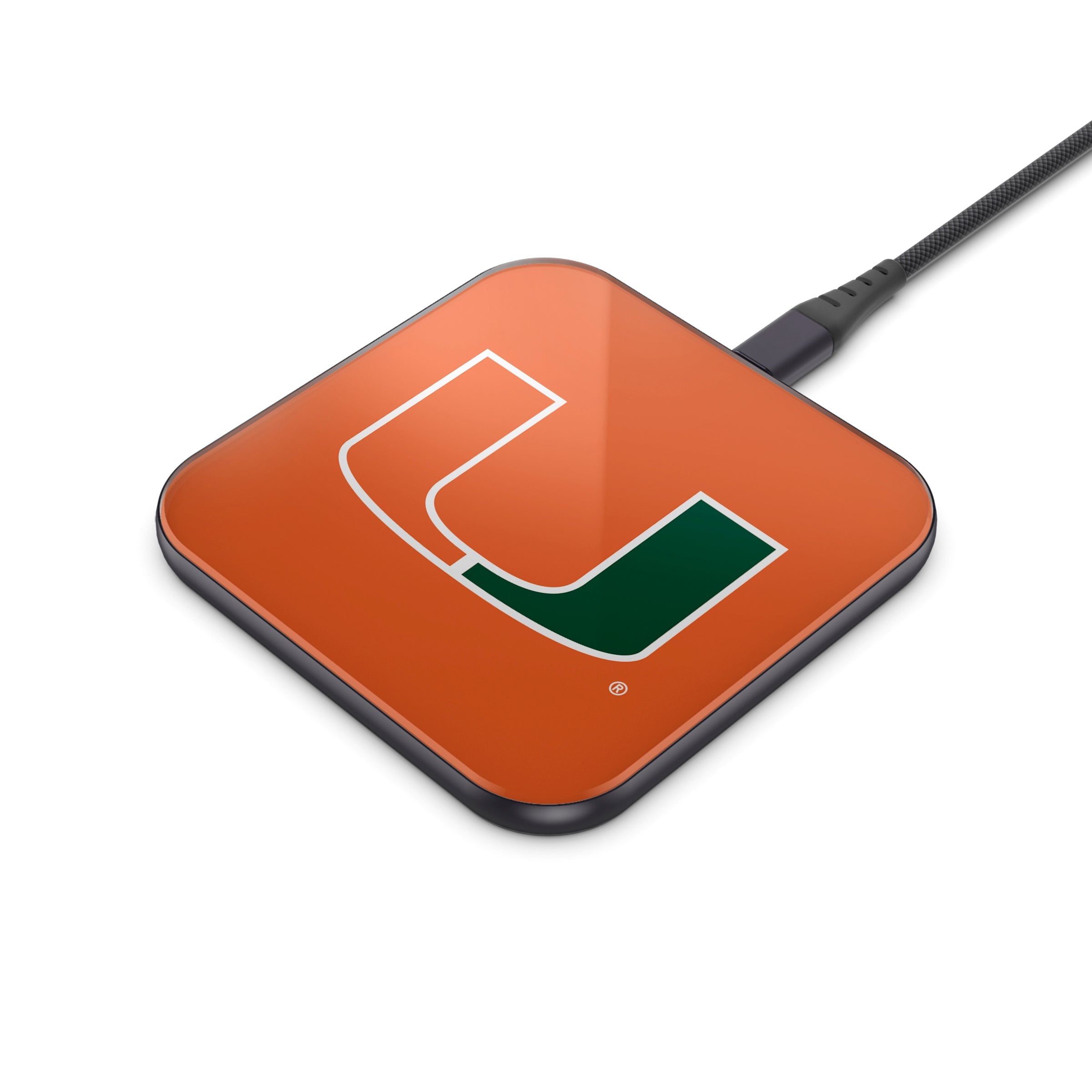 Miami Hurricanes NCAA Wireless Charging Pad