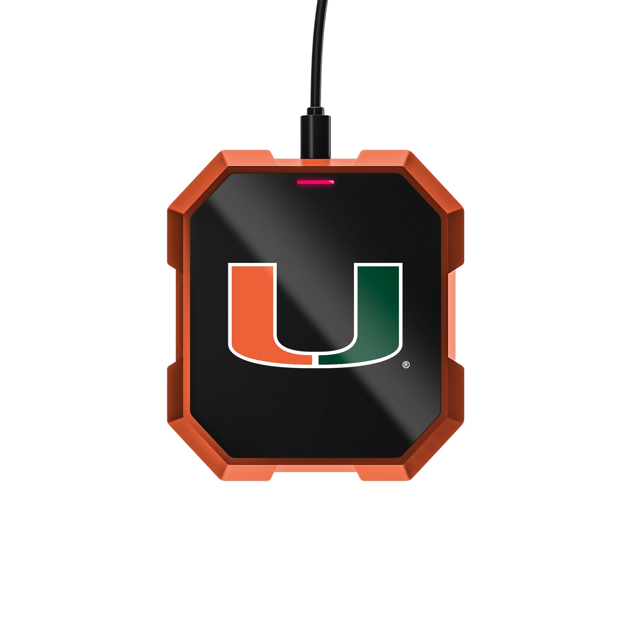 Miami Hurricanes Collegiate Wireless Charging Pad