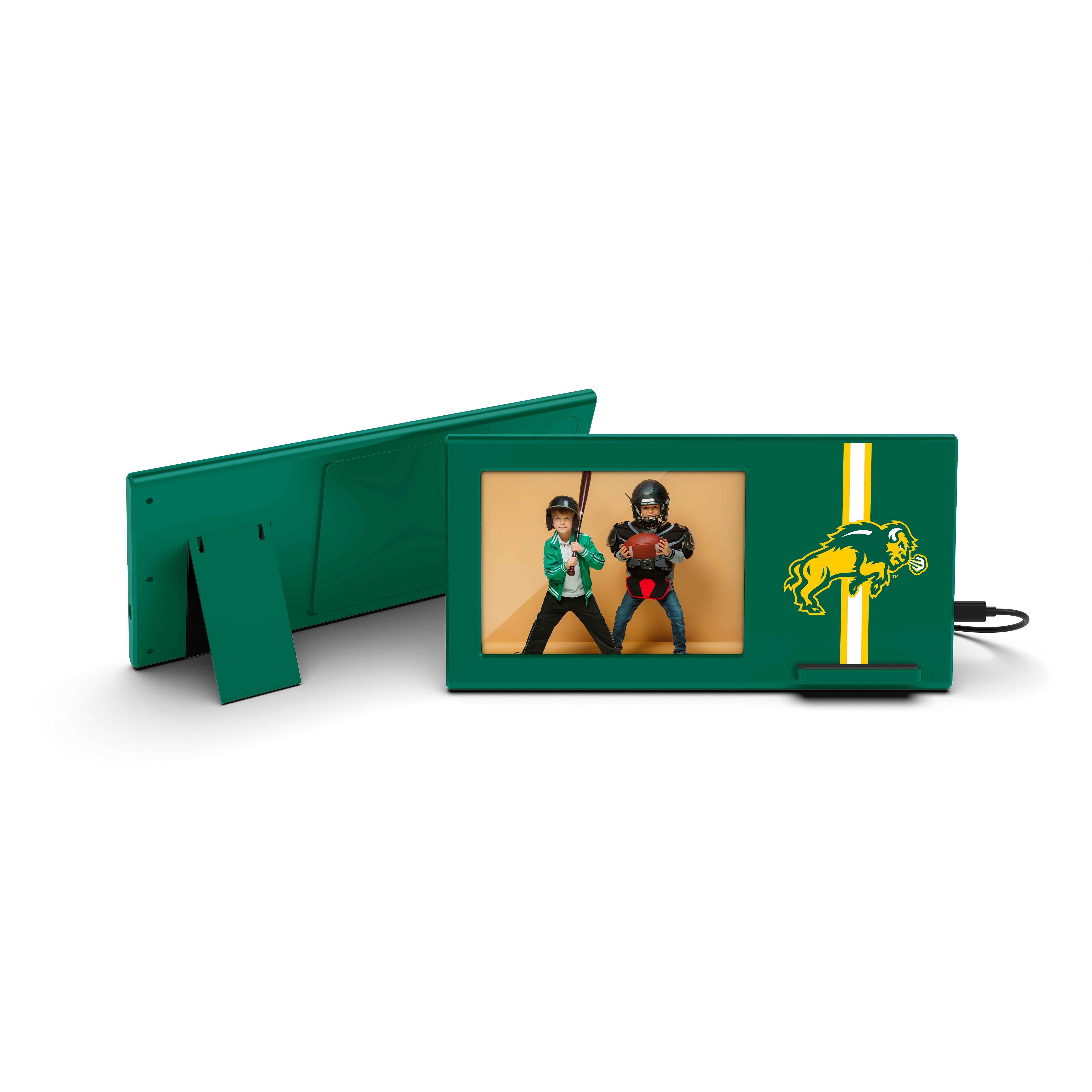 North Dakota State Bison NCAA Wireless Charging Picture Frame