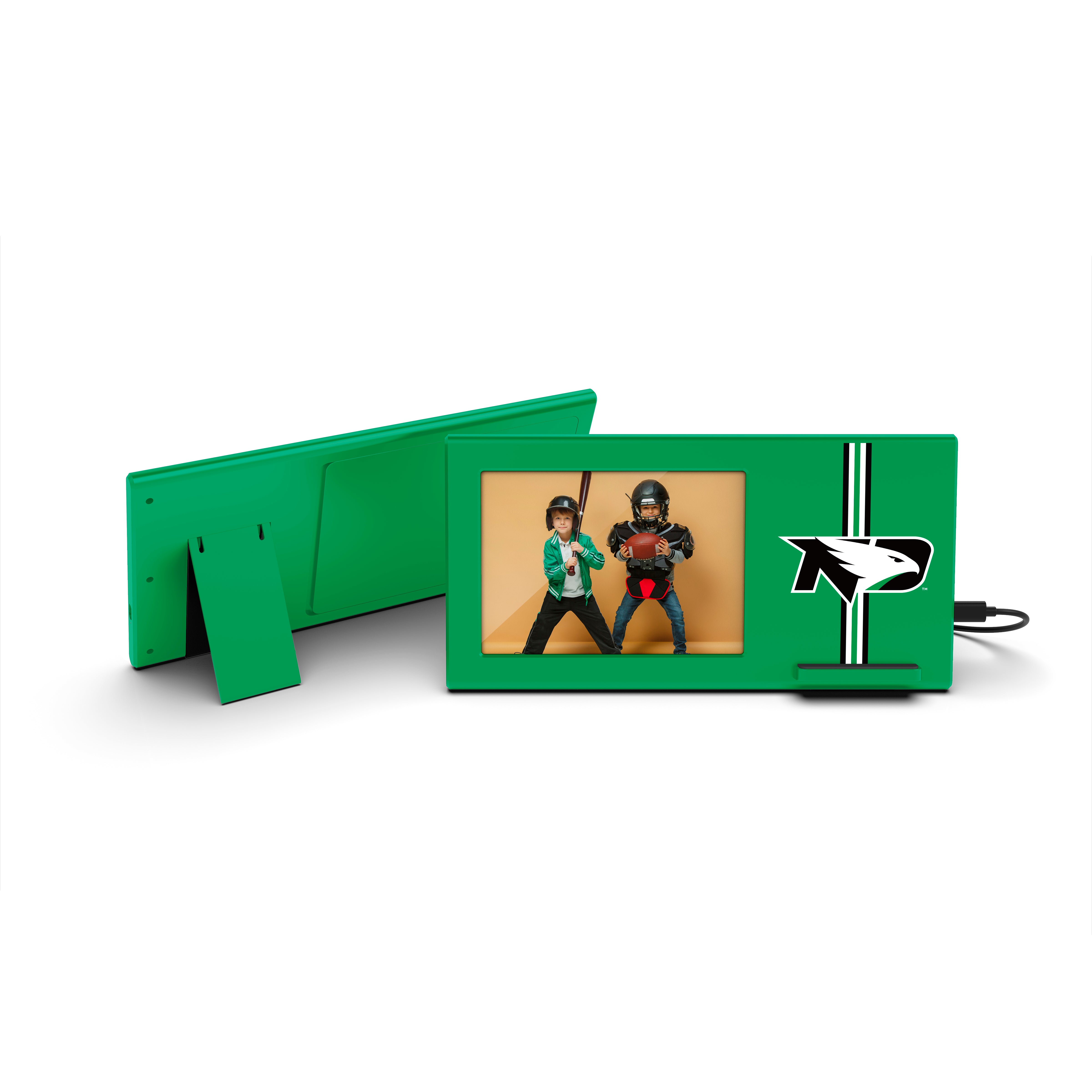 North Dakota Fighting Hawks NCAA Wireless Charging Picture Frame