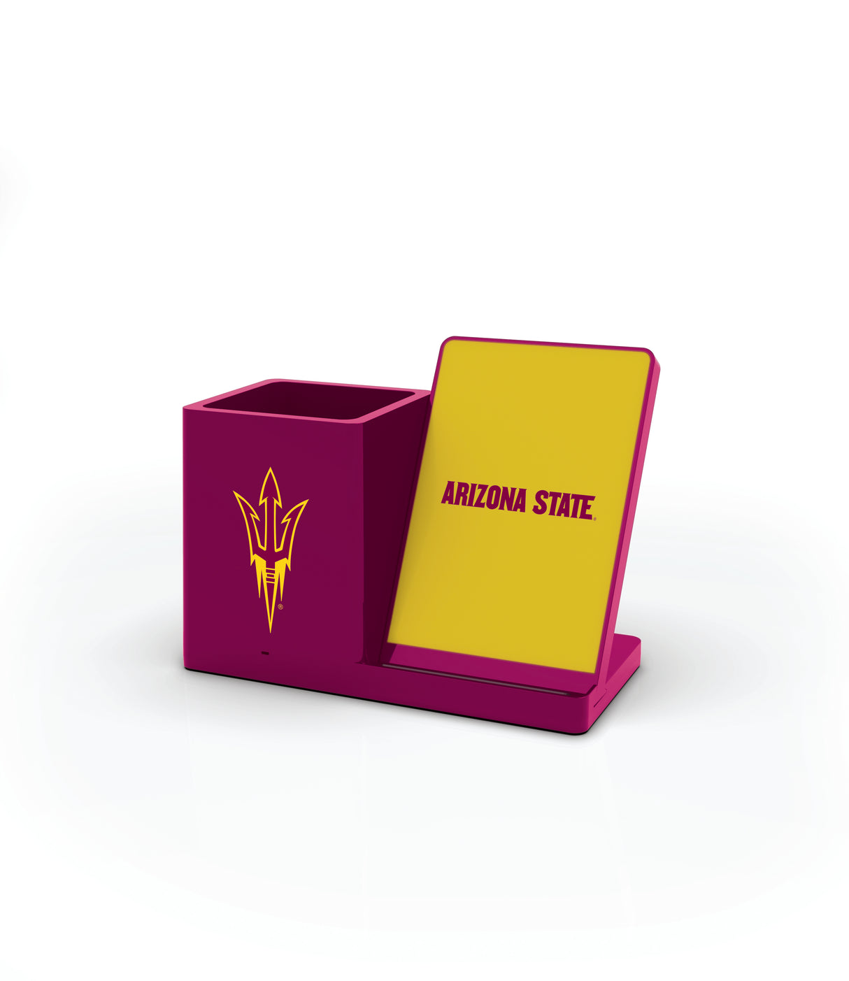 Arizona State Sun Devils NCAA Cell Phone Wireless Charging Stand and Desktop Organizer
