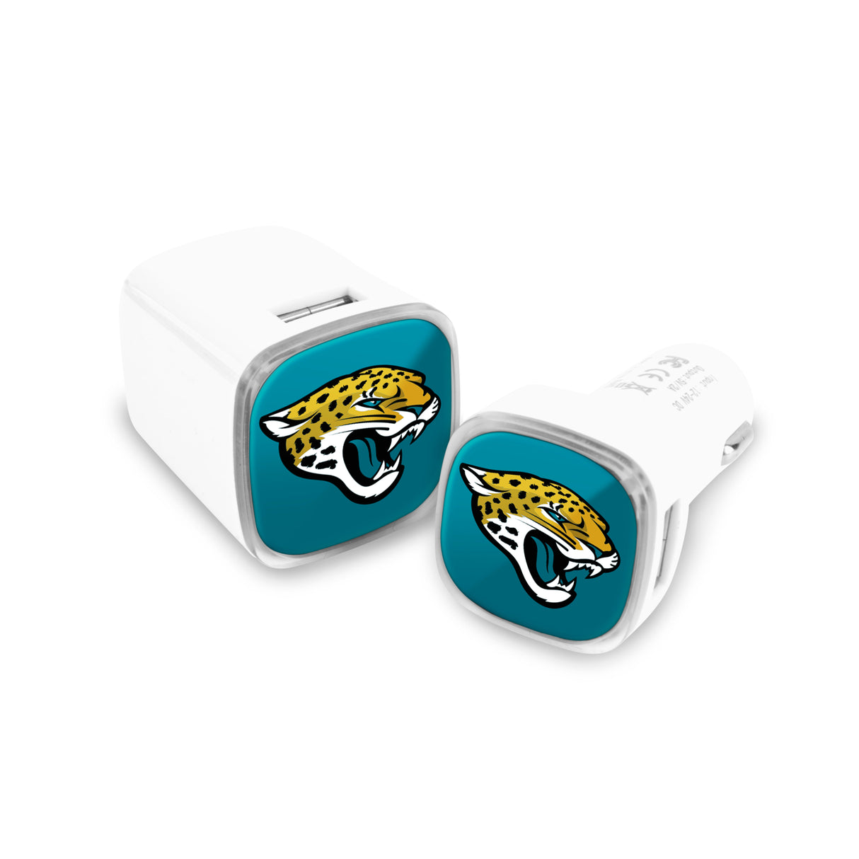 Jacksonville Jaguars NFL 2 Pack Car + Wall Chargers