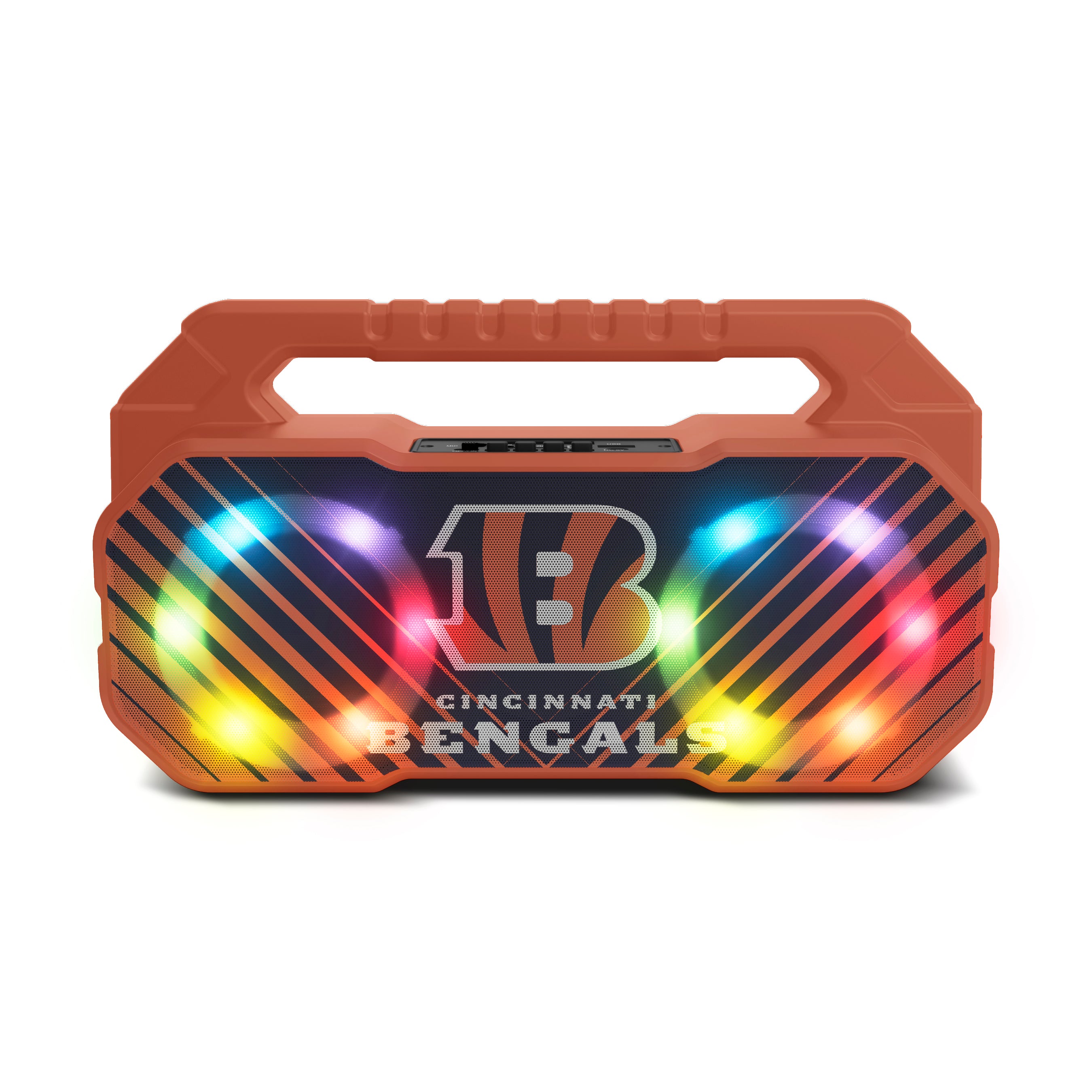 Cincinnati Bengals NFL Shockbox Bluetooth BOOMBOX Speaker with FM Radio