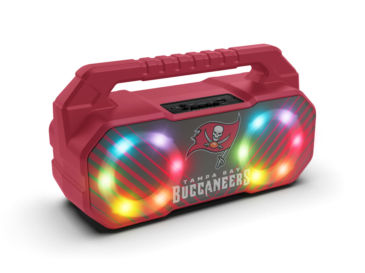 Tampa Bay Buccaneers NFL Shockbox Bluetooth BOOMBOX Speaker with FM Radio