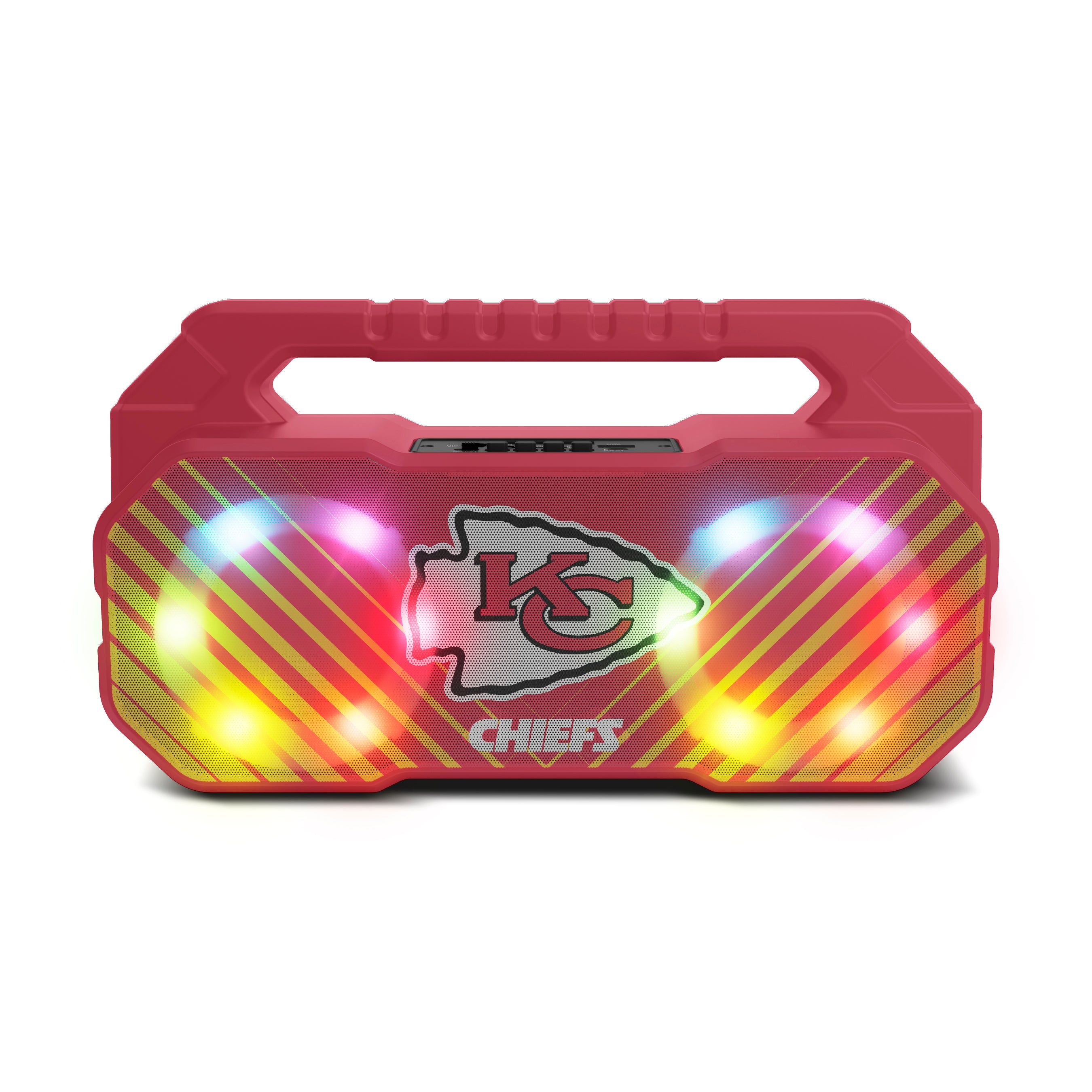 Kansas City Chiefs NFL Shockbox Bluetooth BOOMBOX Speaker with FM Radio