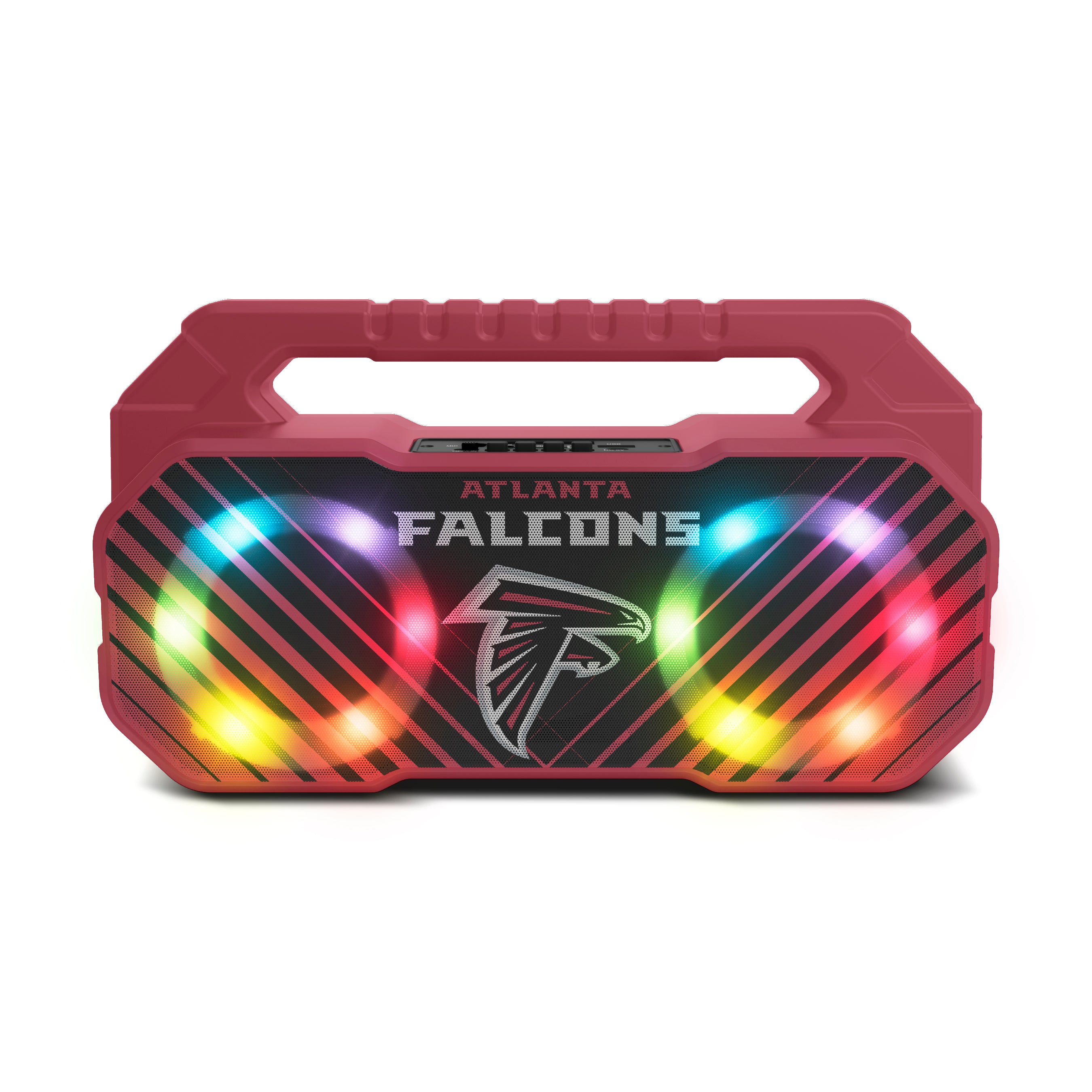 Atlanta Falcons NFL Shockbox Bluetooth BOOMBOX Speaker with FM Radio