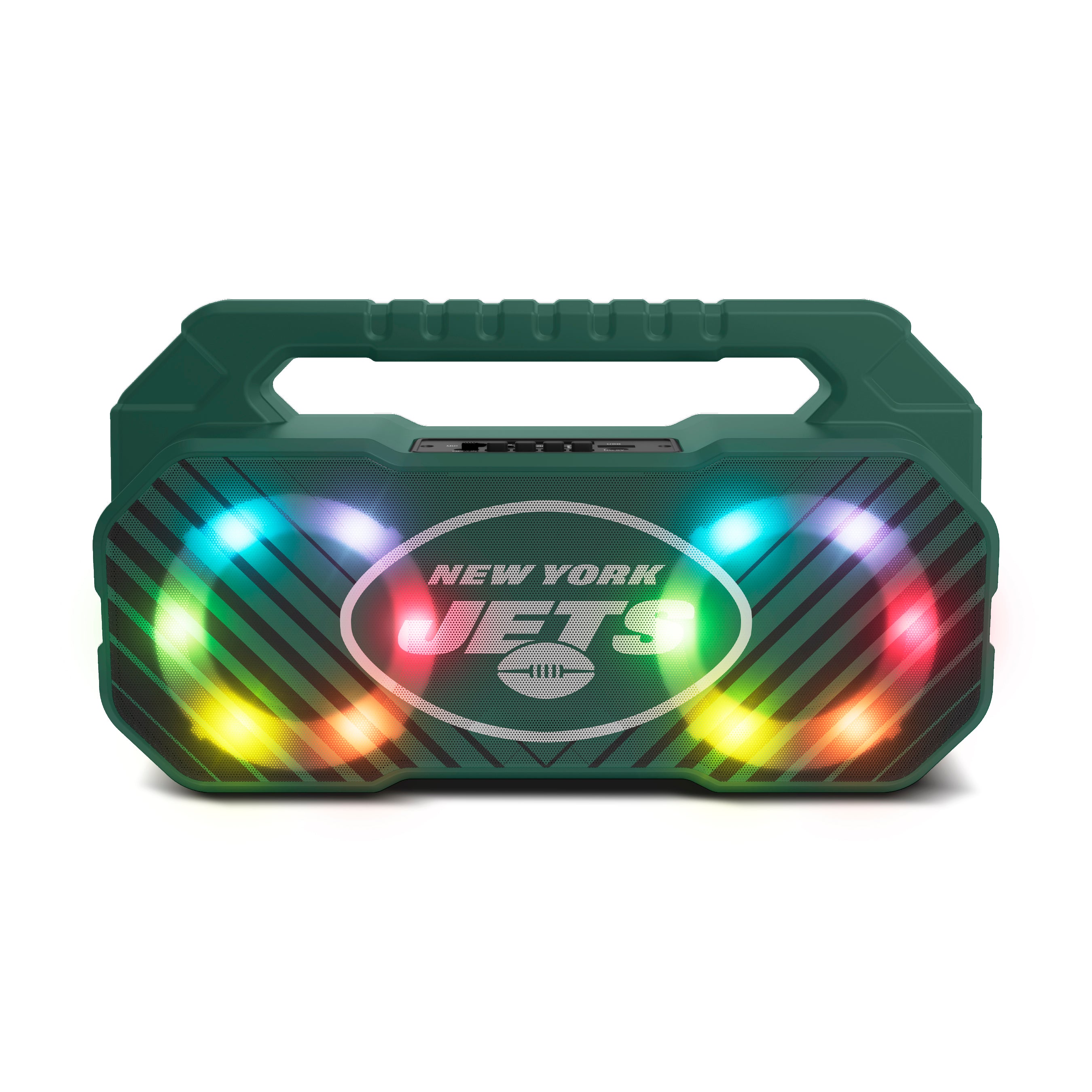 New York Jets NFL Shockbox Bluetooth BOOMBOX Speaker with FM Radio