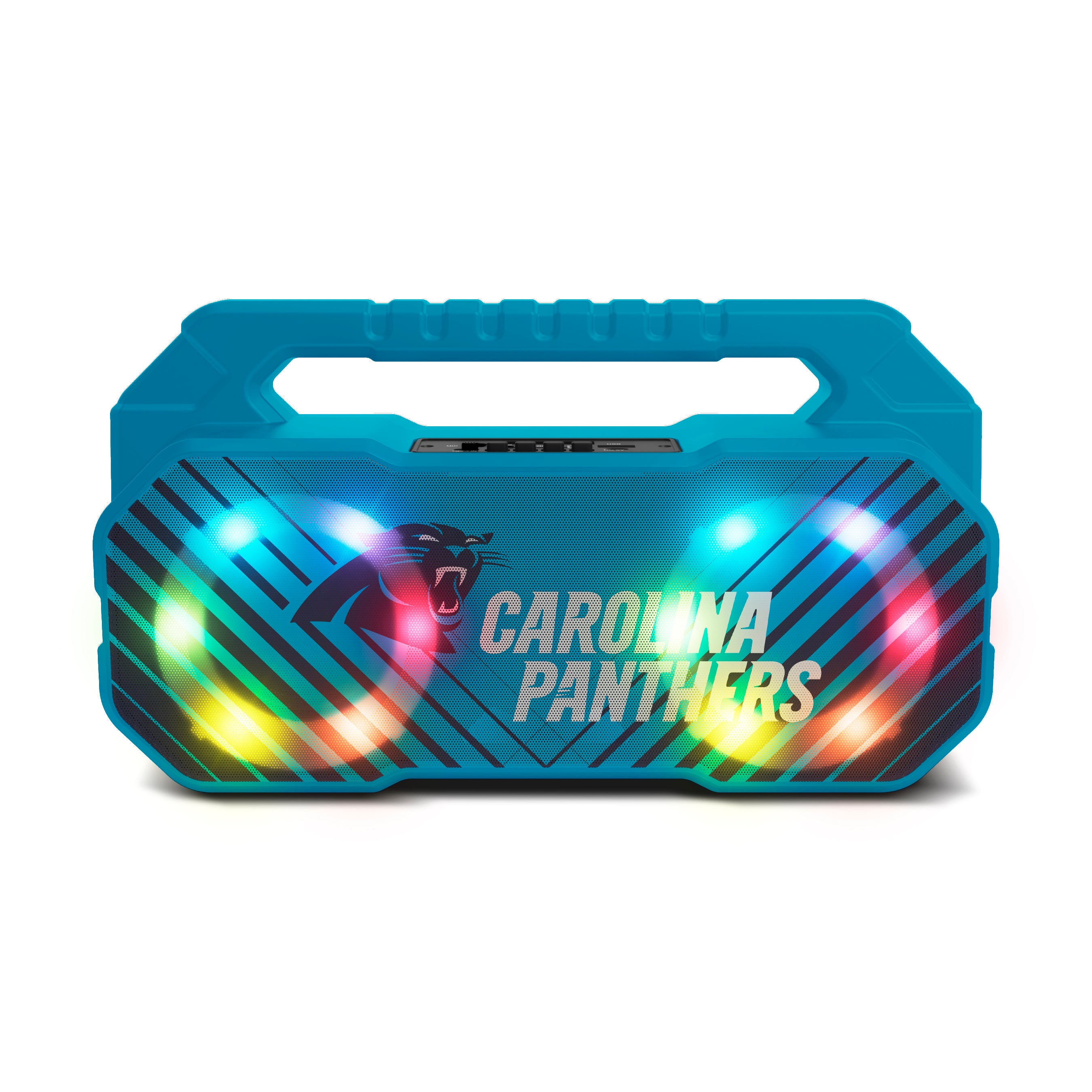Carolina Panthers NFL Shockbox Bluetooth BOOMBOX Speaker with FM Radio