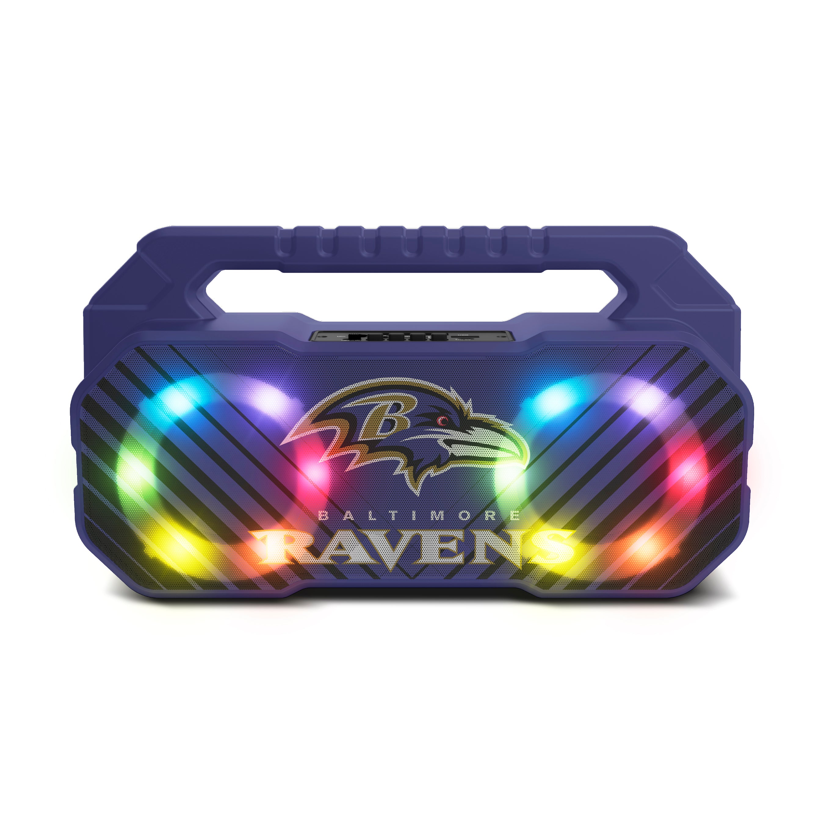 Baltimore Ravens NFL Shockbox Bluetooth BOOMBOX Speaker with FM Radio