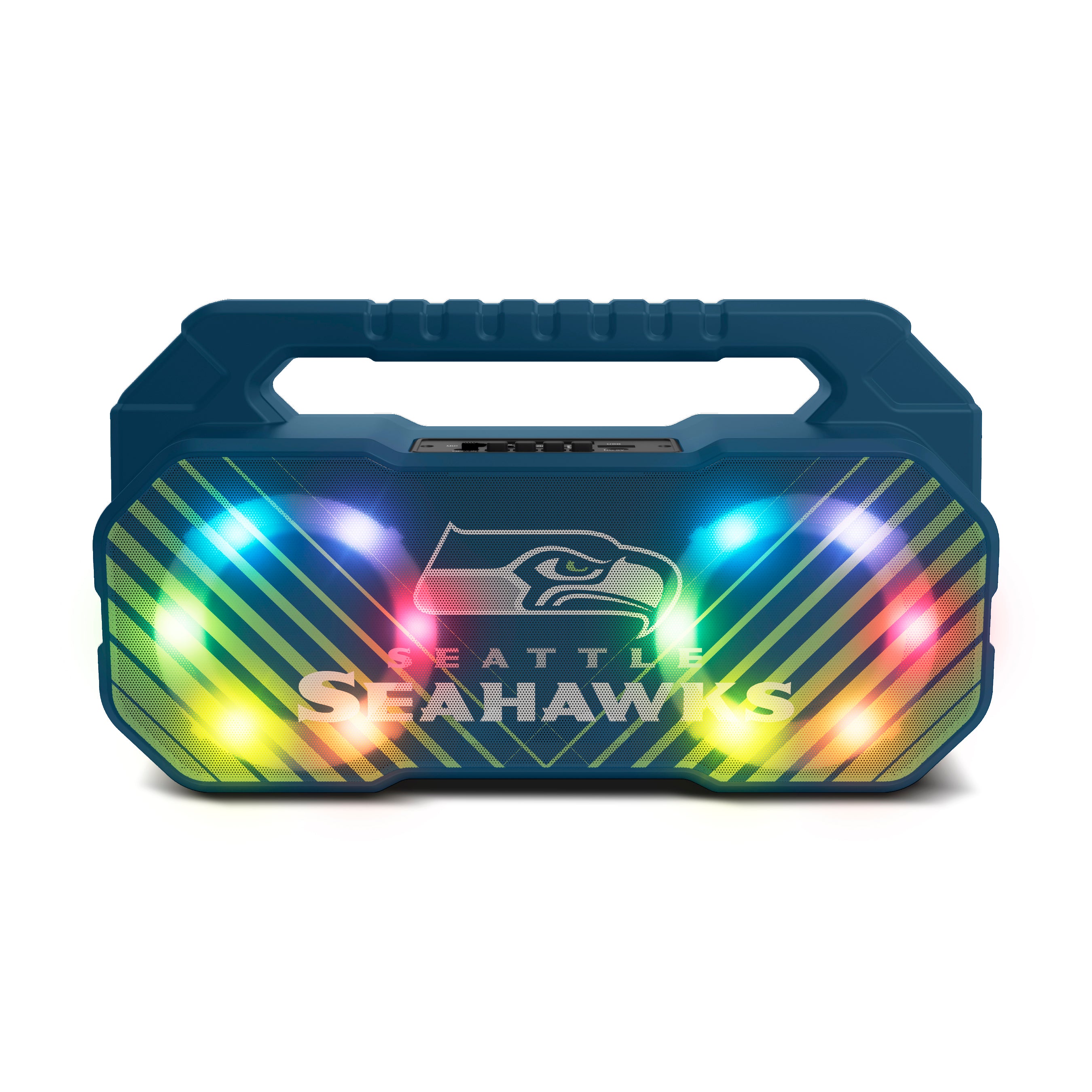 Seattle Seahawks NFL Shockbox Bluetooth BOOMBOX Speaker with FM Radio