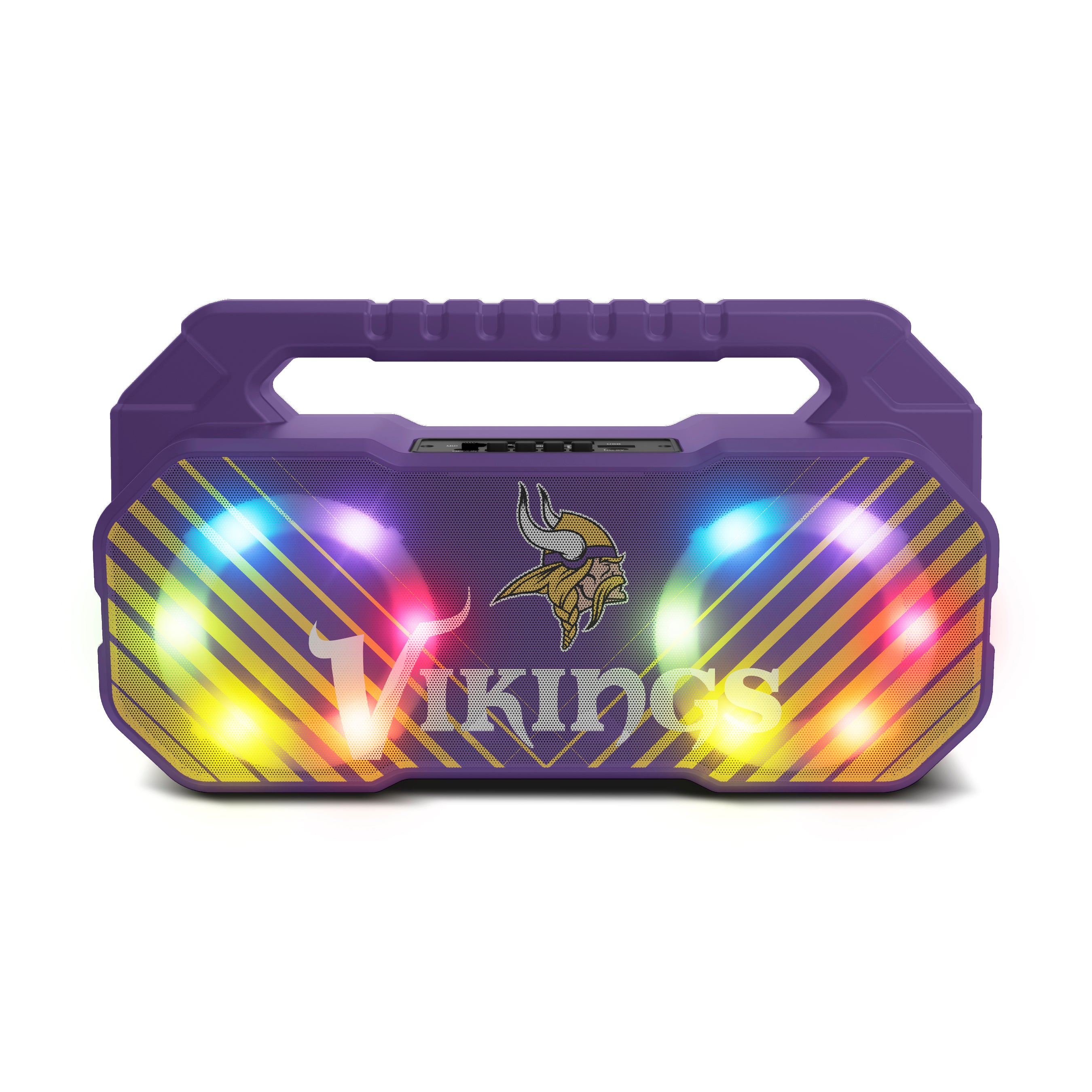 Minnesota Vikings NFL Shockbox Bluetooth BOOMBOX Speaker with FM Radio