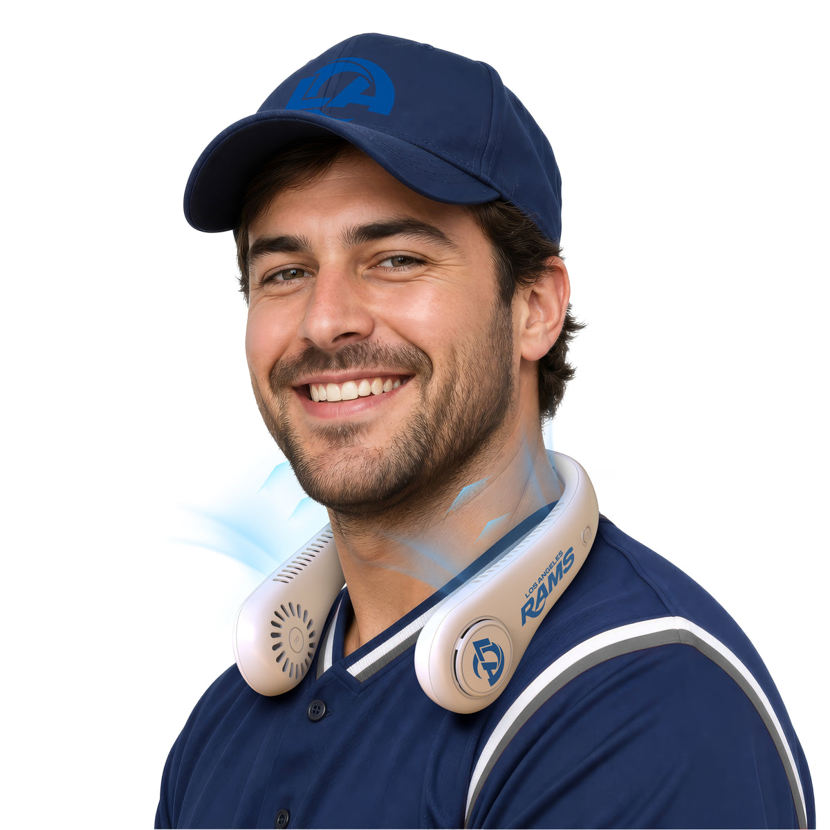 SOAR NFL Portable Bladeless Neck Fan- Los Angeles Rams