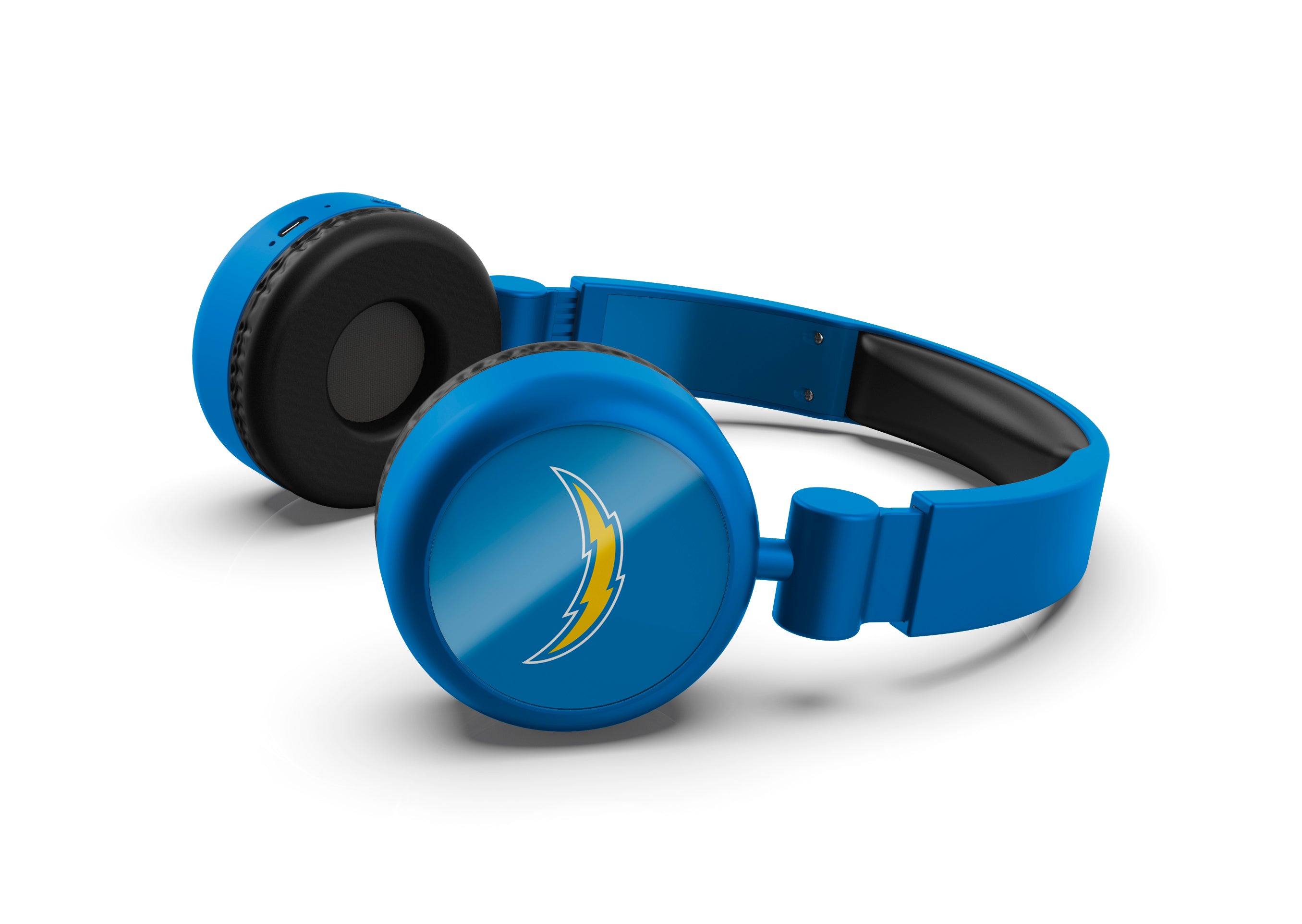 LA Chargers NFL Lightweight Wireless Bluetooth On-Ear Headphones