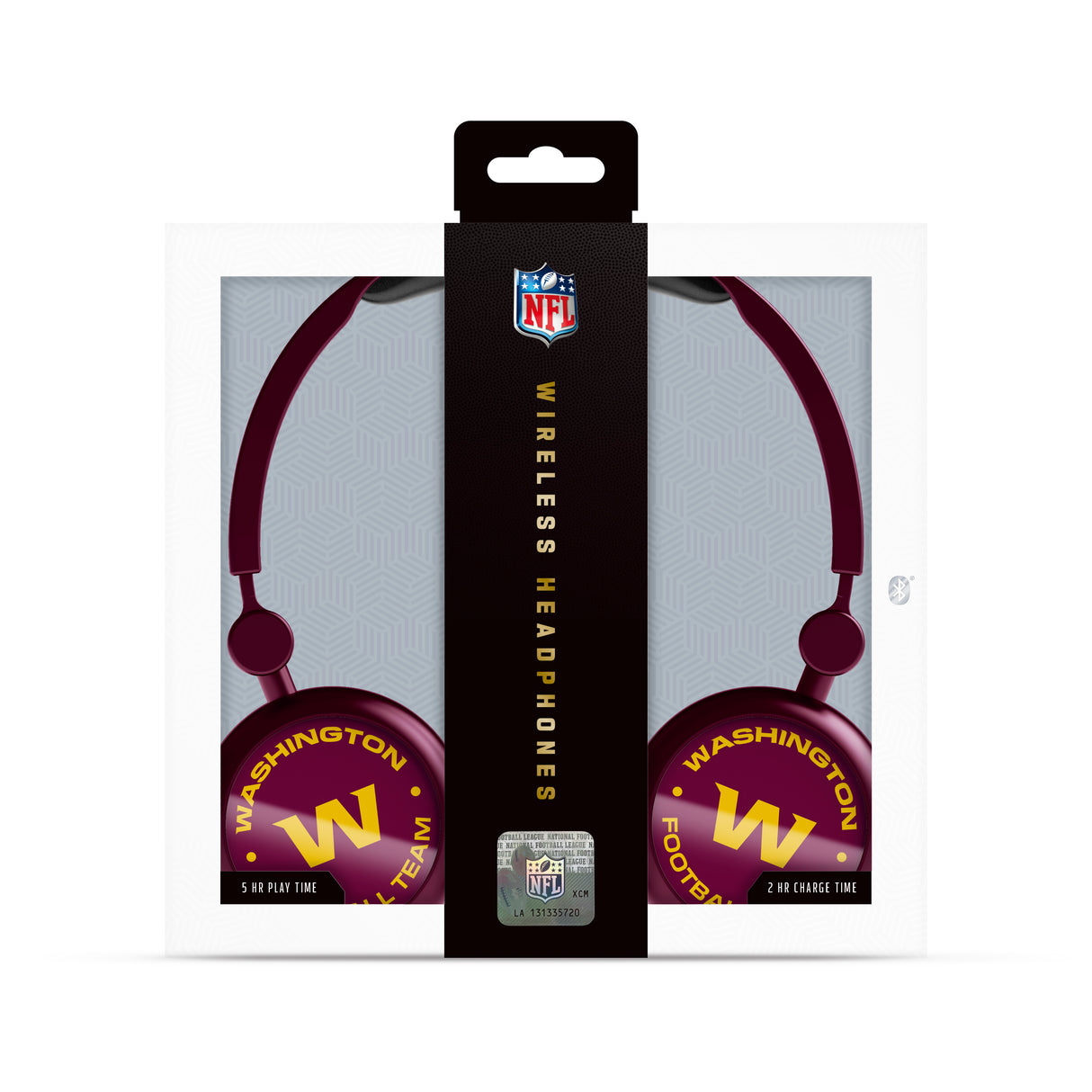 NFL Lightweight Wireless Bluetooth On-Ear Headphones