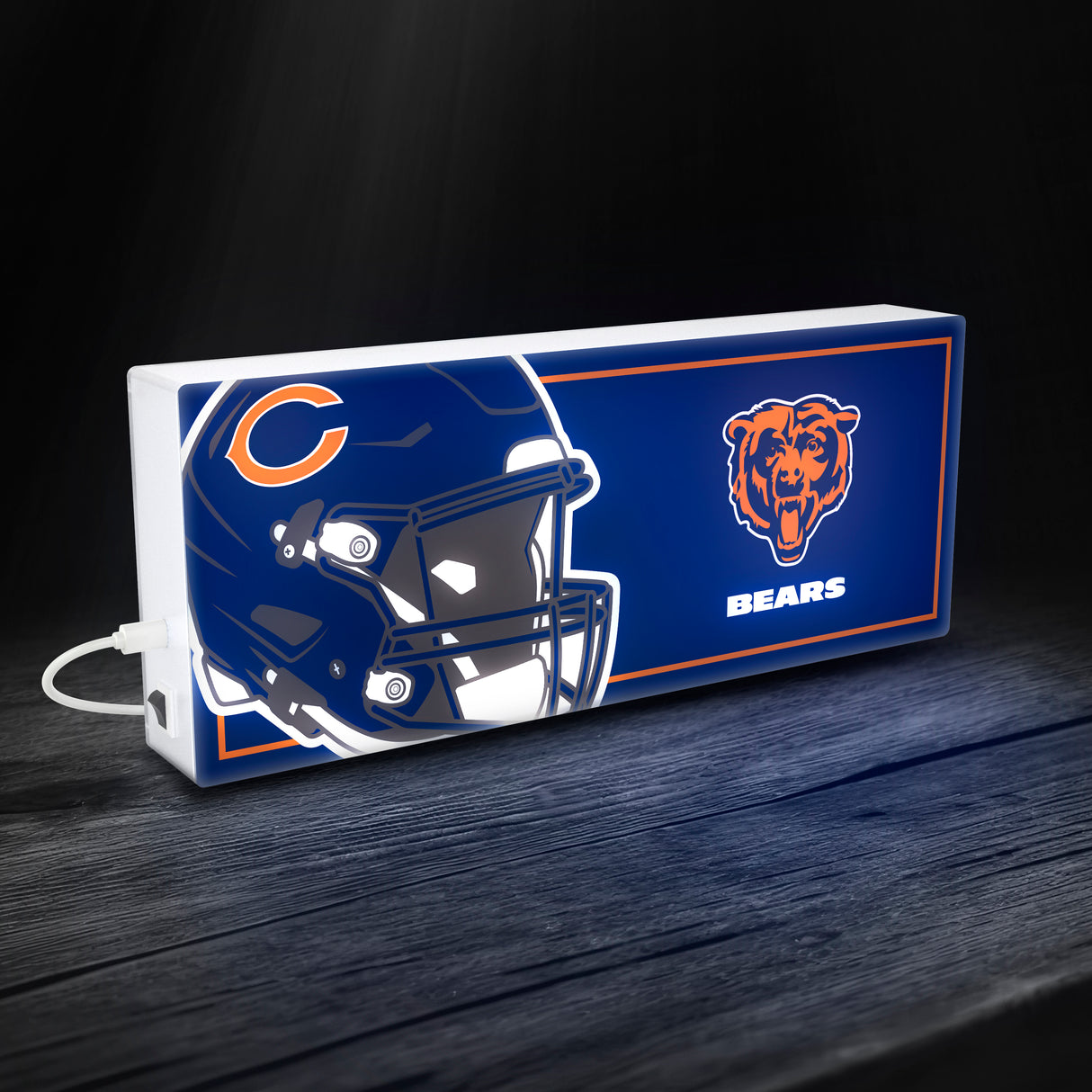 Chicago Bears NFL LED Ambience Light Box