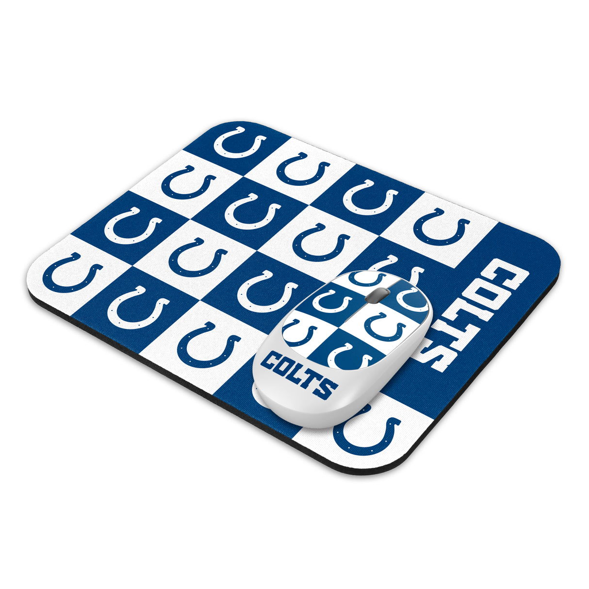 SOAR NFL Wireless Mouse and Mouse Pad- New Checkered Design