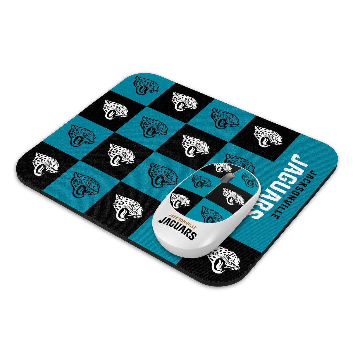 SOAR NFL Wireless Mouse and Mouse Pad- New Checkered Design
