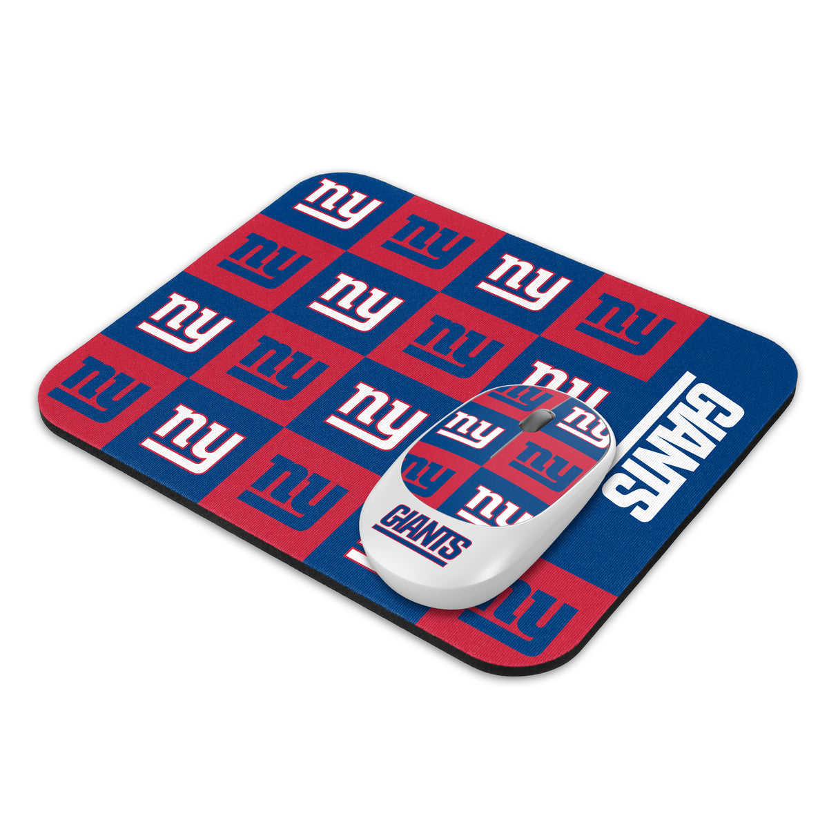 SOAR NFL Wireless Mouse and Mouse Pad- New Checkered Design