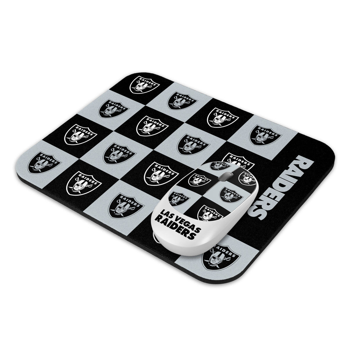 SOAR NFL Wireless Mouse and Mouse Pad- New Checkered Design