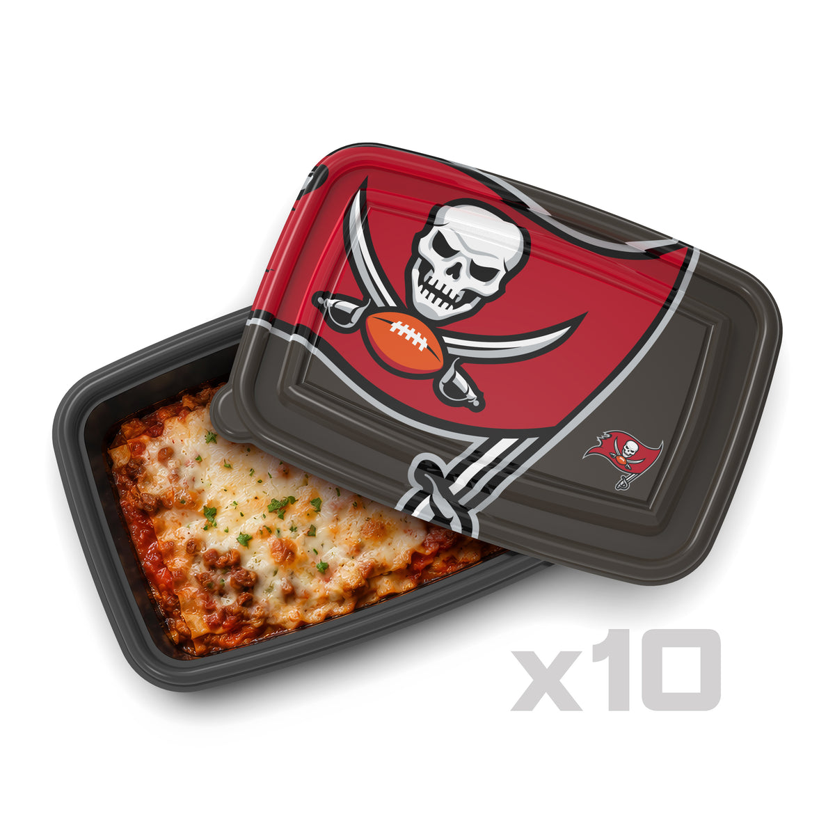 SOAR NFL Meal Prep Container- 20 piece- Tampa Bay Buccaneers