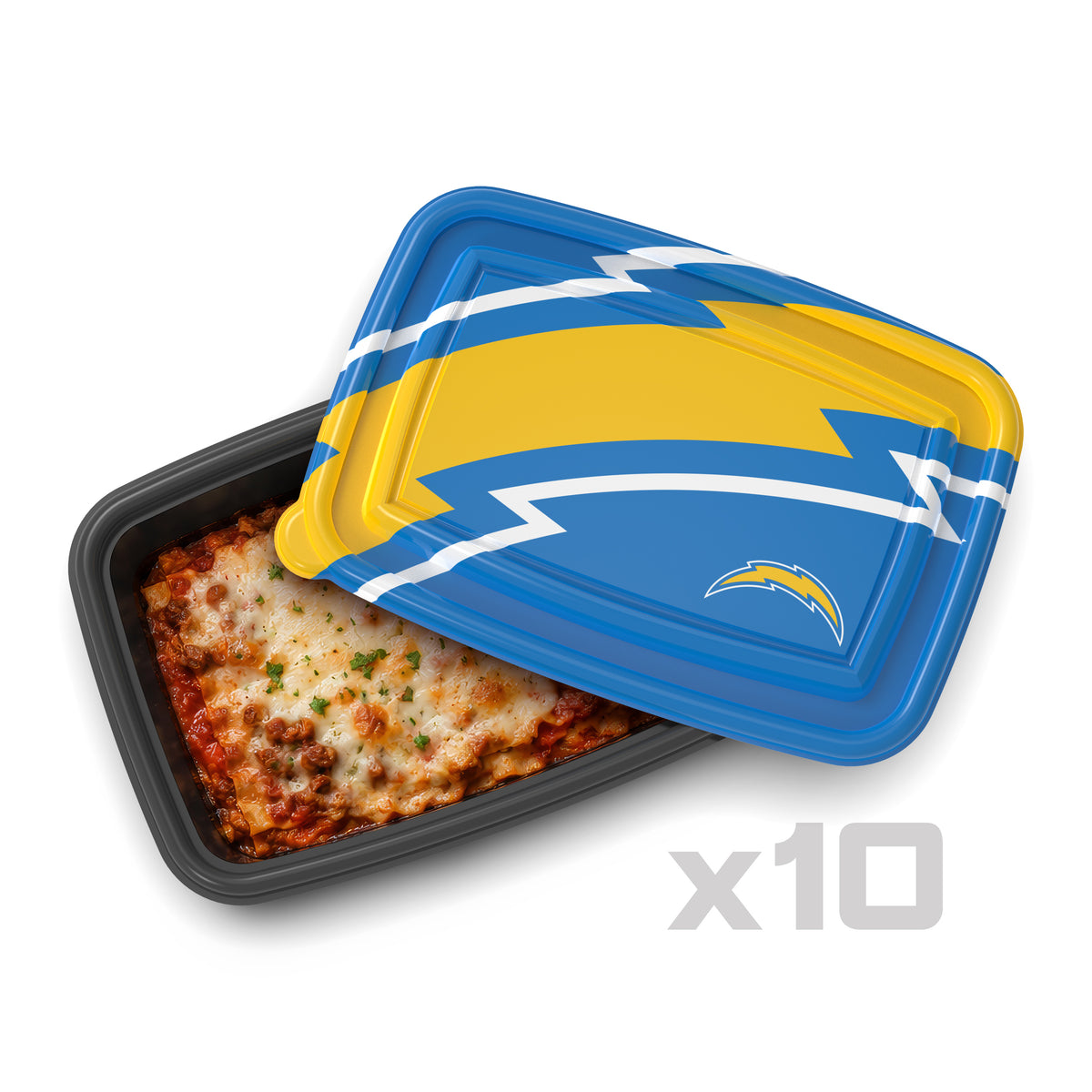 SOAR NFL Meal Prep Container- 20 piece- Los Angeles Chargers