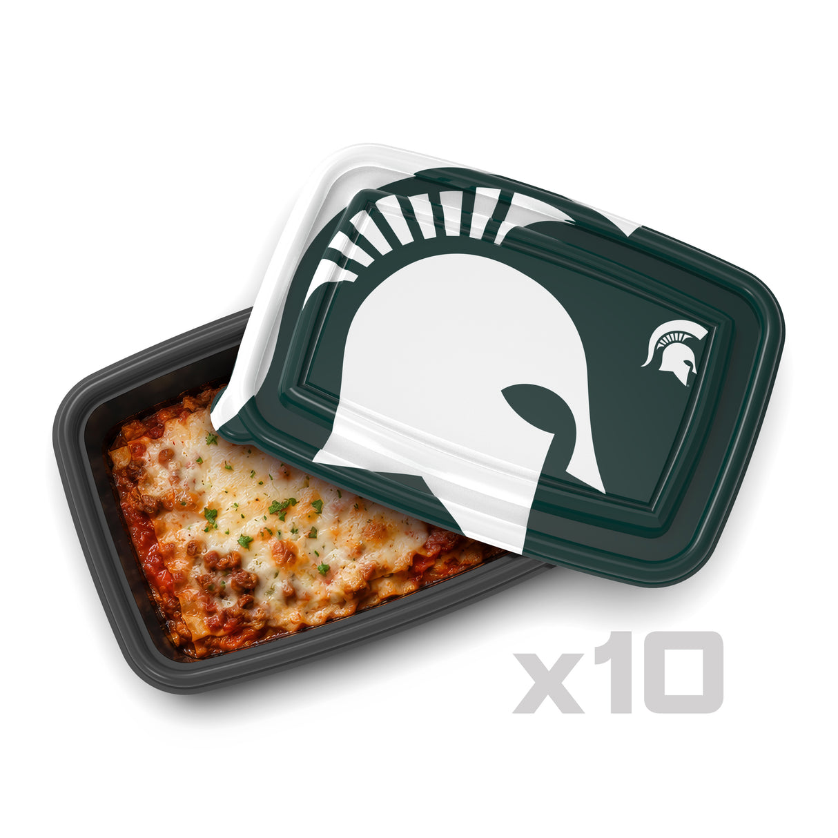 SOAR NCAA Meal Prep Container- 20 piece- Michigan State Spartans