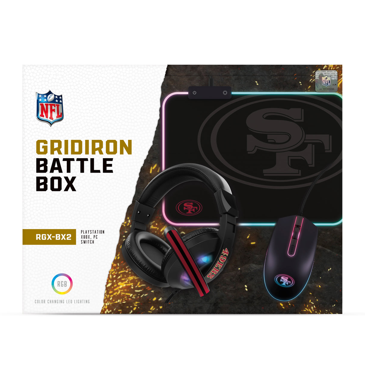 San Francisco 49ers NFL Gridiron Battle Box
