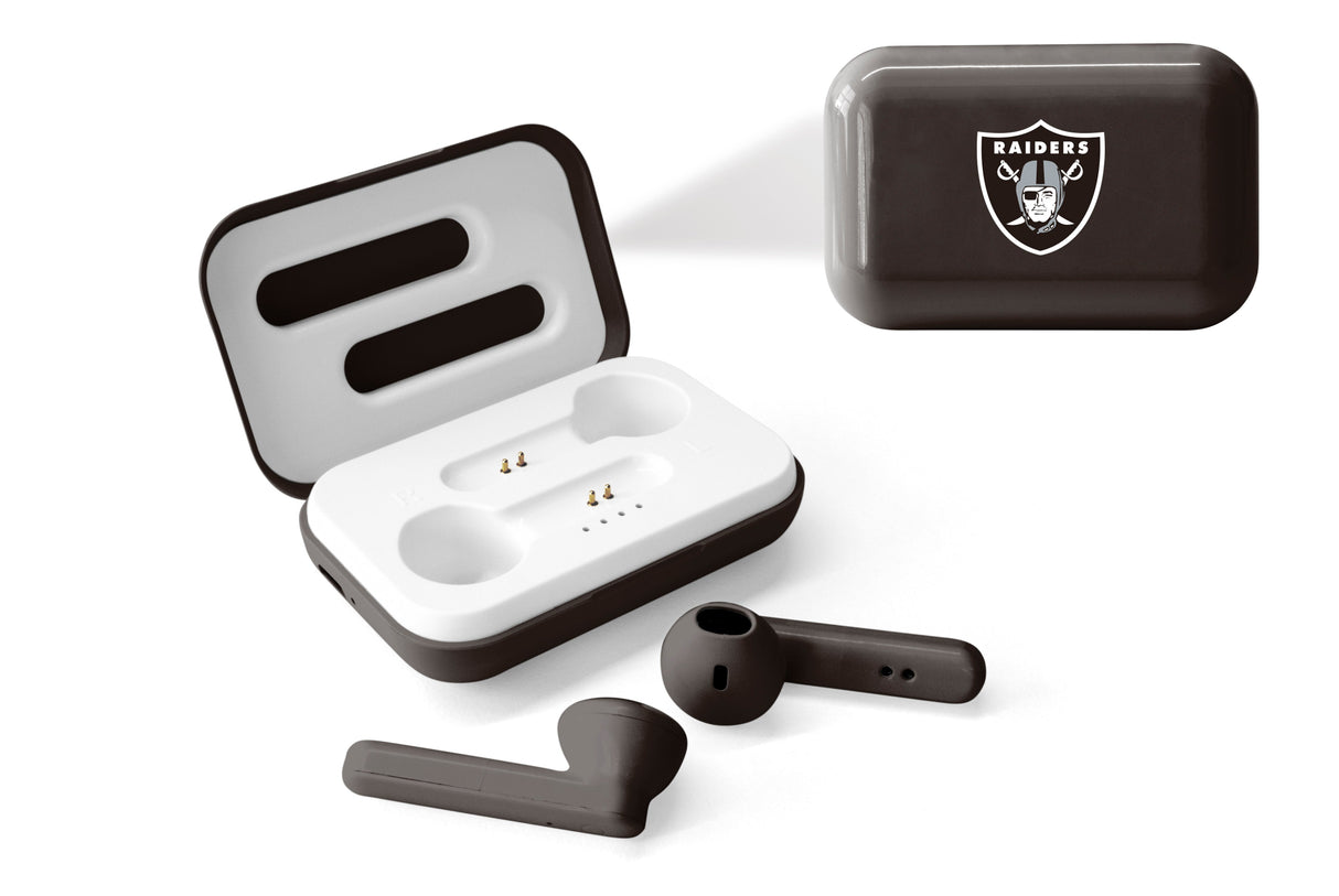 Oakland Raiders NFL True Wireless Earbuds