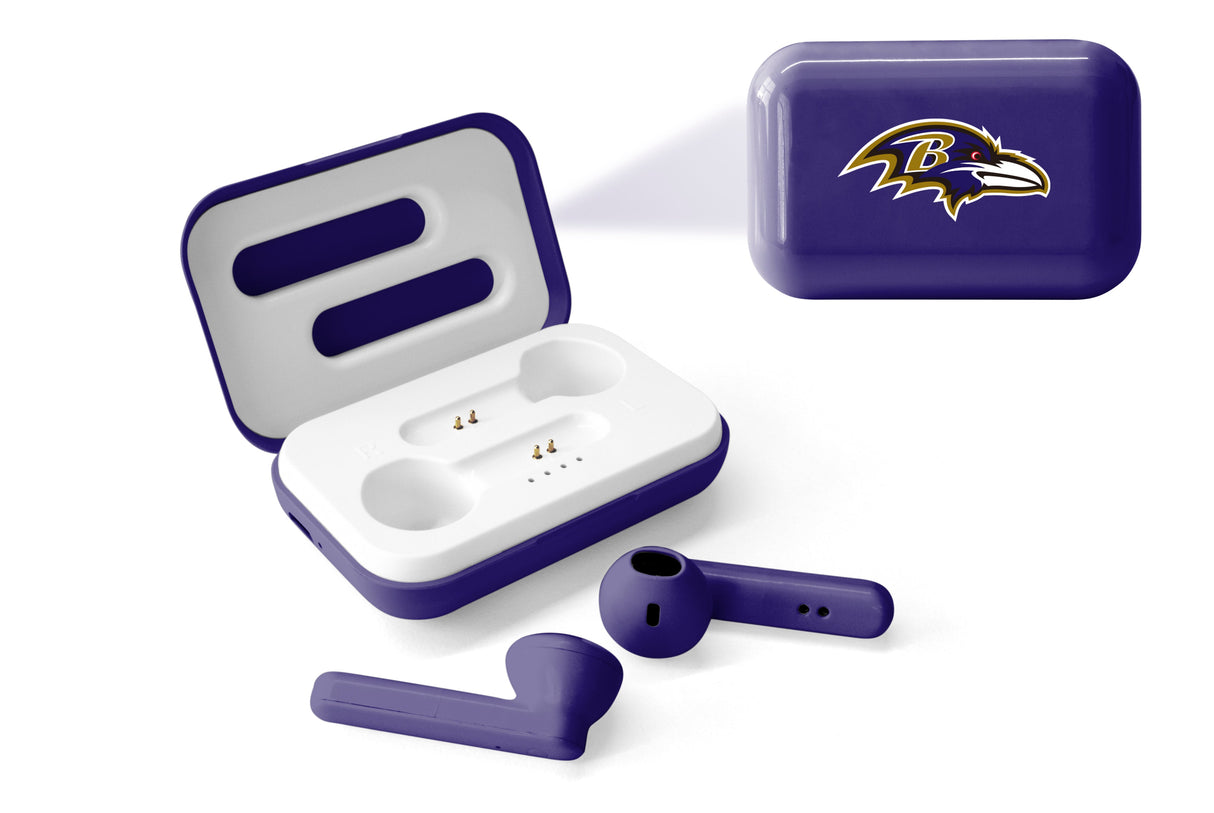 Baltimore Ravens NFL True Wireless Earbuds