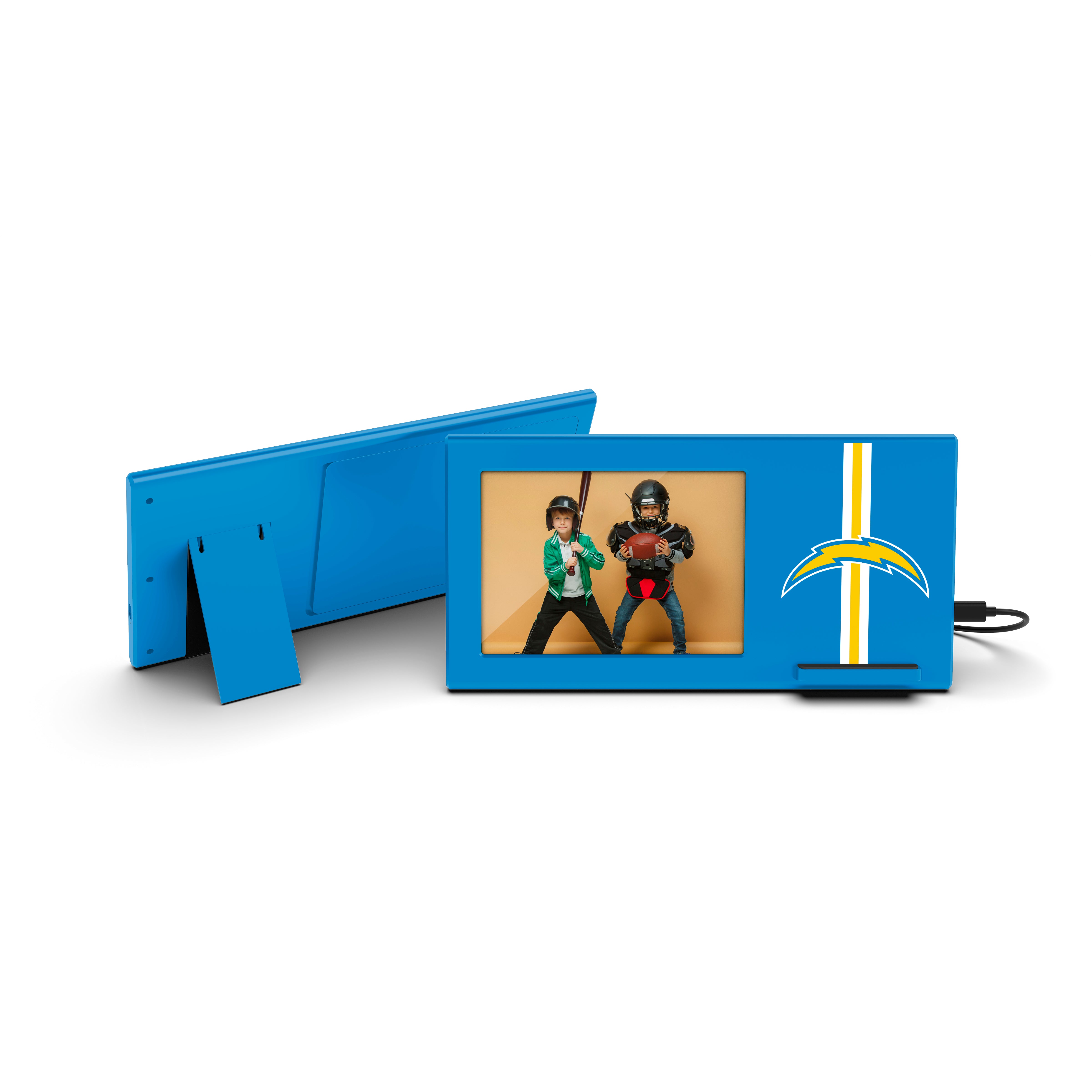 LA Chargers NFL Wireless Charging Picture Frame