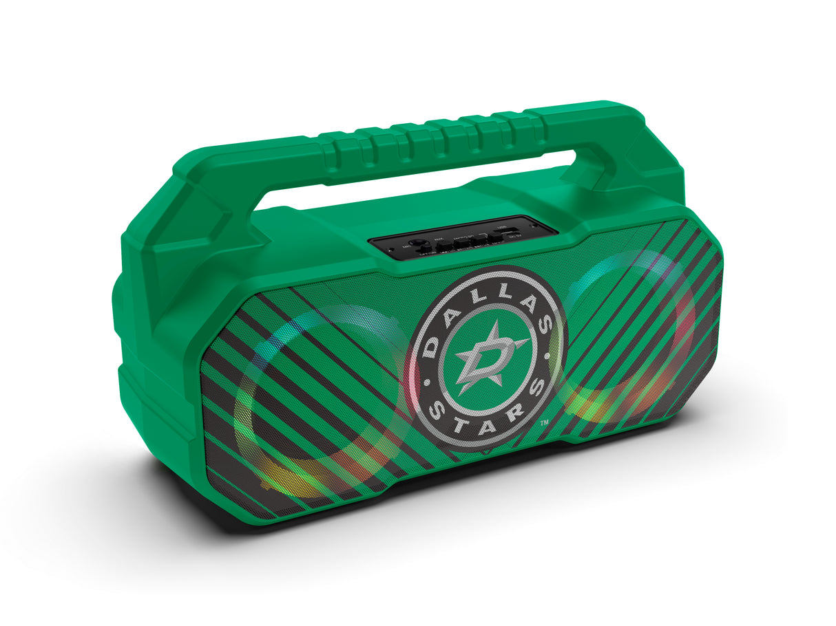 Dallas Stars NHL Shockbox Bluetooth BOOMBOX Speaker with FM Radio