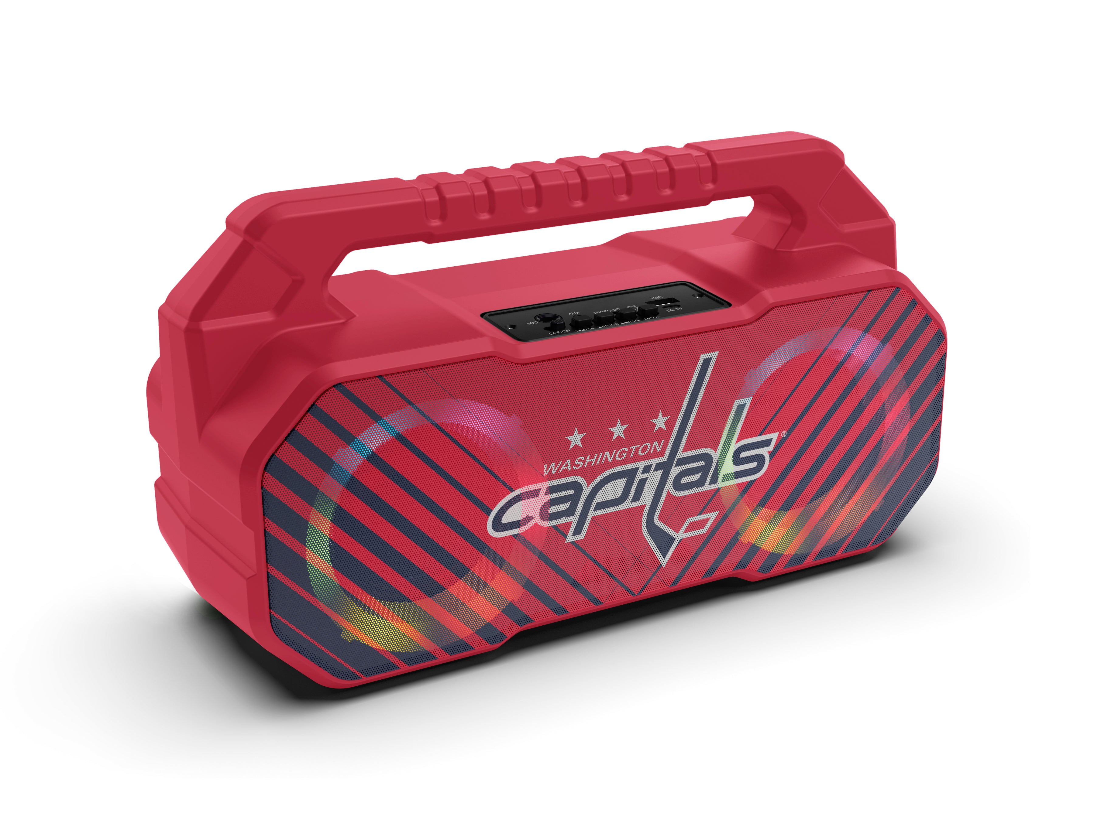 Washington Capitals NHL Shockbox Bluetooth BOOMBOX Speaker with FM Radio