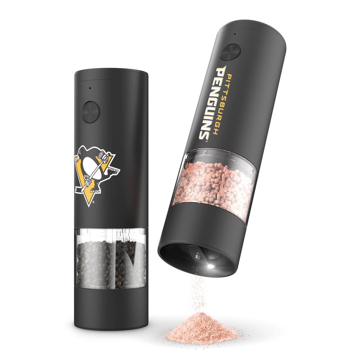 SOAR NHL Electric Salt and Pepper Grinder Set- Pittsburgh Penguins
