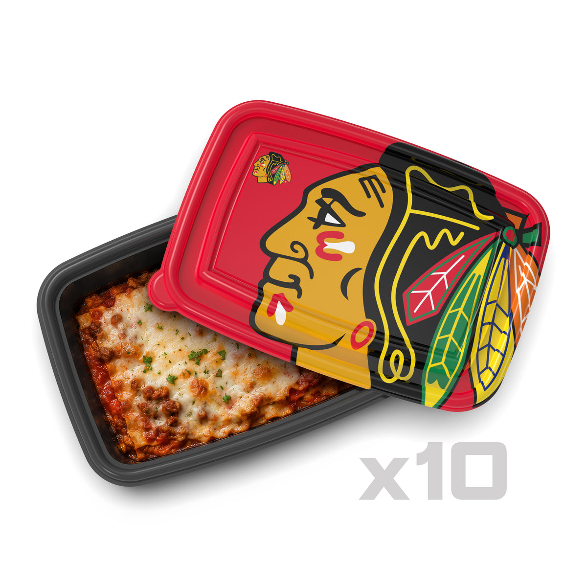 SOAR NHL Meal Prep Container- 20 piece- Chicago Blackhawks